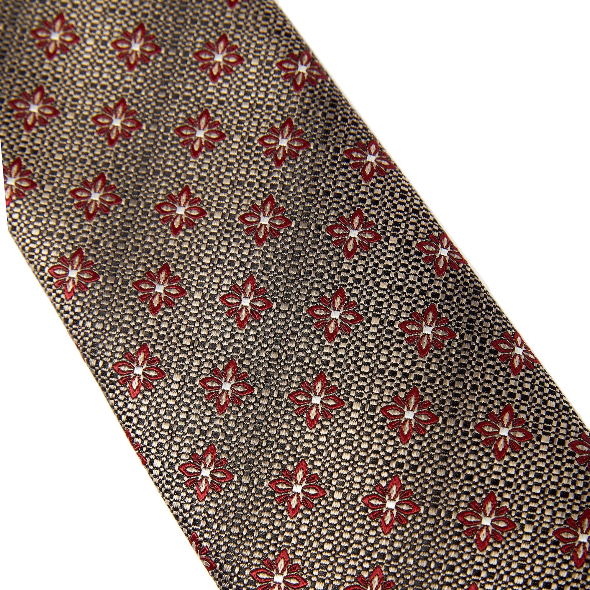 ERMENEGILDO ZEGNA Printed Degrade Tie TAUPE - Henry BucksTies13SS220001 - TAUP