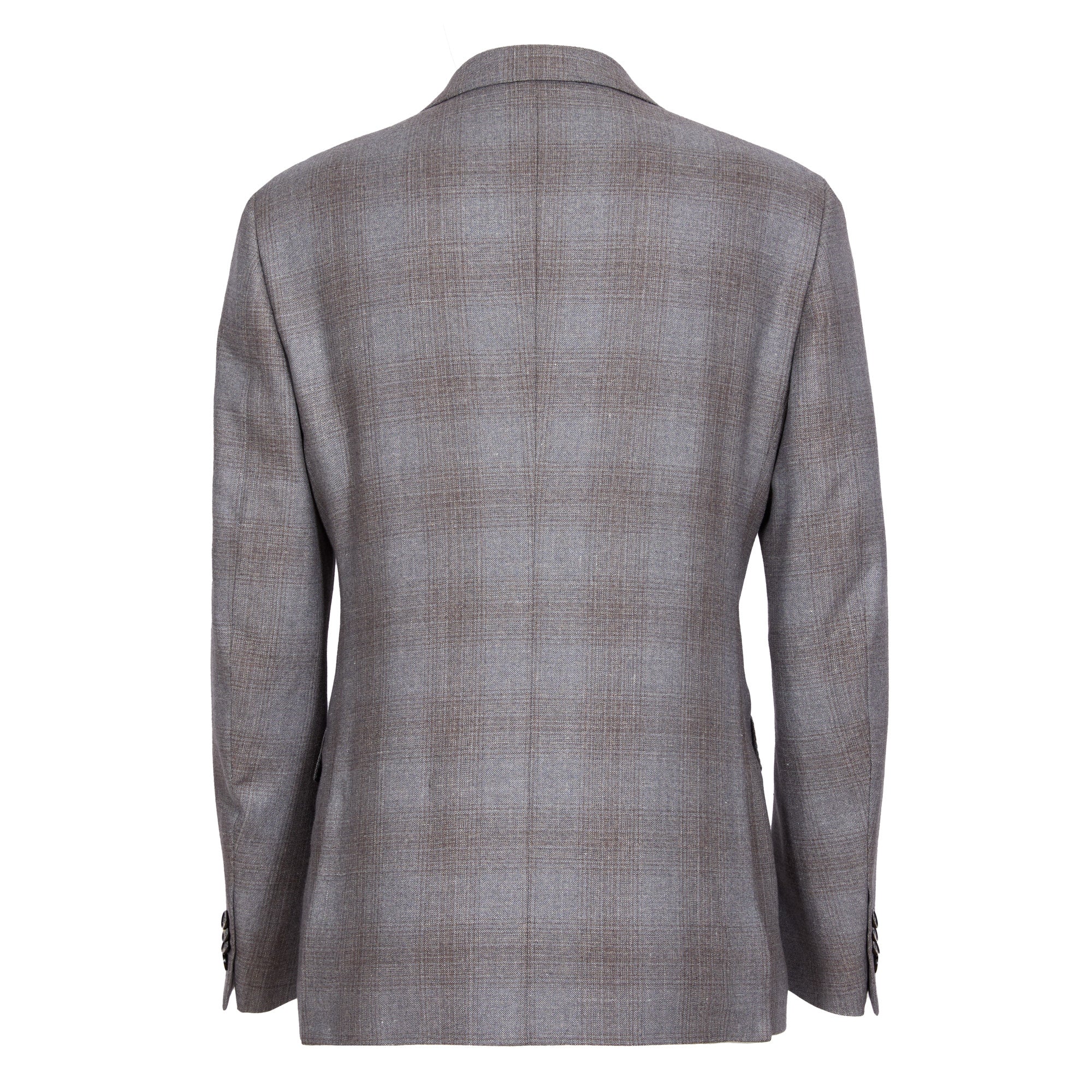 ERMENEGILDO ZEGNA Wool Cashmere Blazer Jacket GREY REG - Henry BucksBlazers33AW221201 - GREY - R - 48