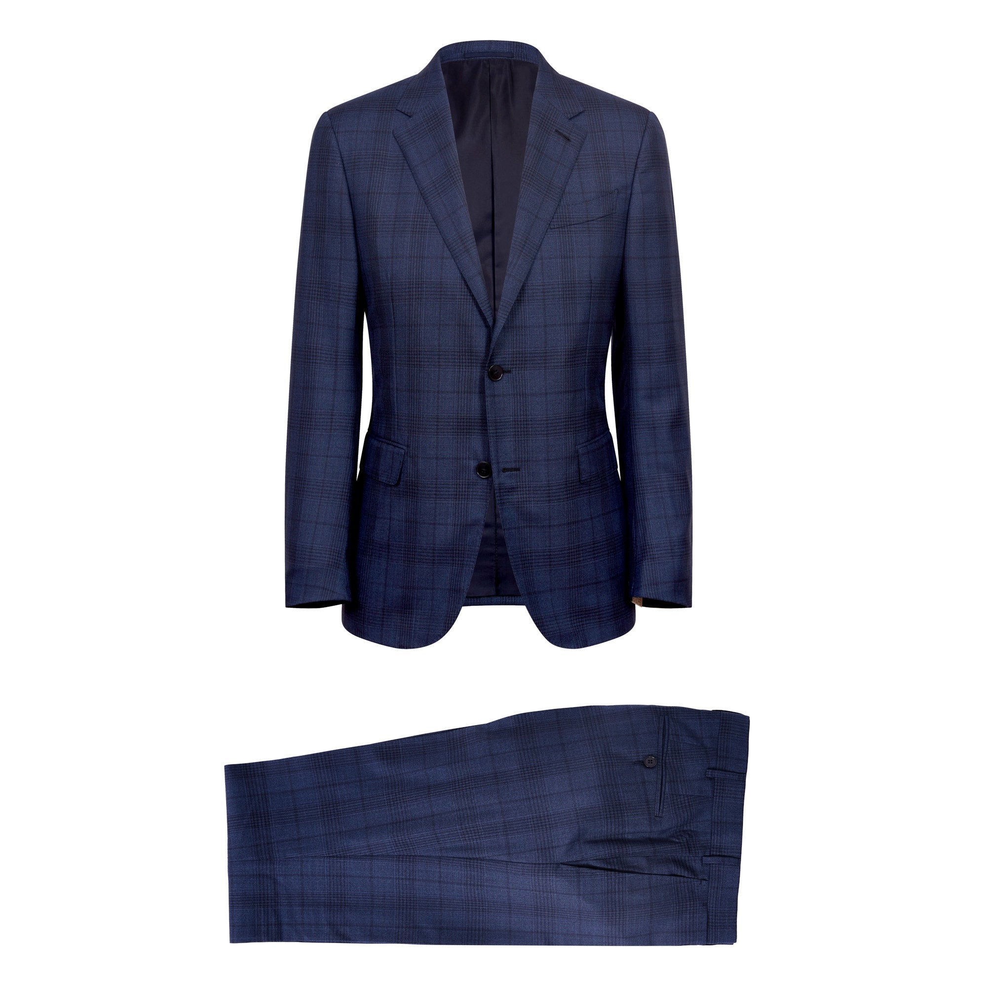 ERMENEGILDO ZEGNA Wool Milano Suit NAVY REG - Henry BucksSuits23SS220002 - NAVY - R - 48