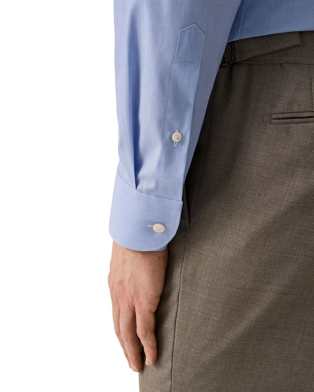 ETON Breeze Cotton Shirt BLUE - Henry Bucks