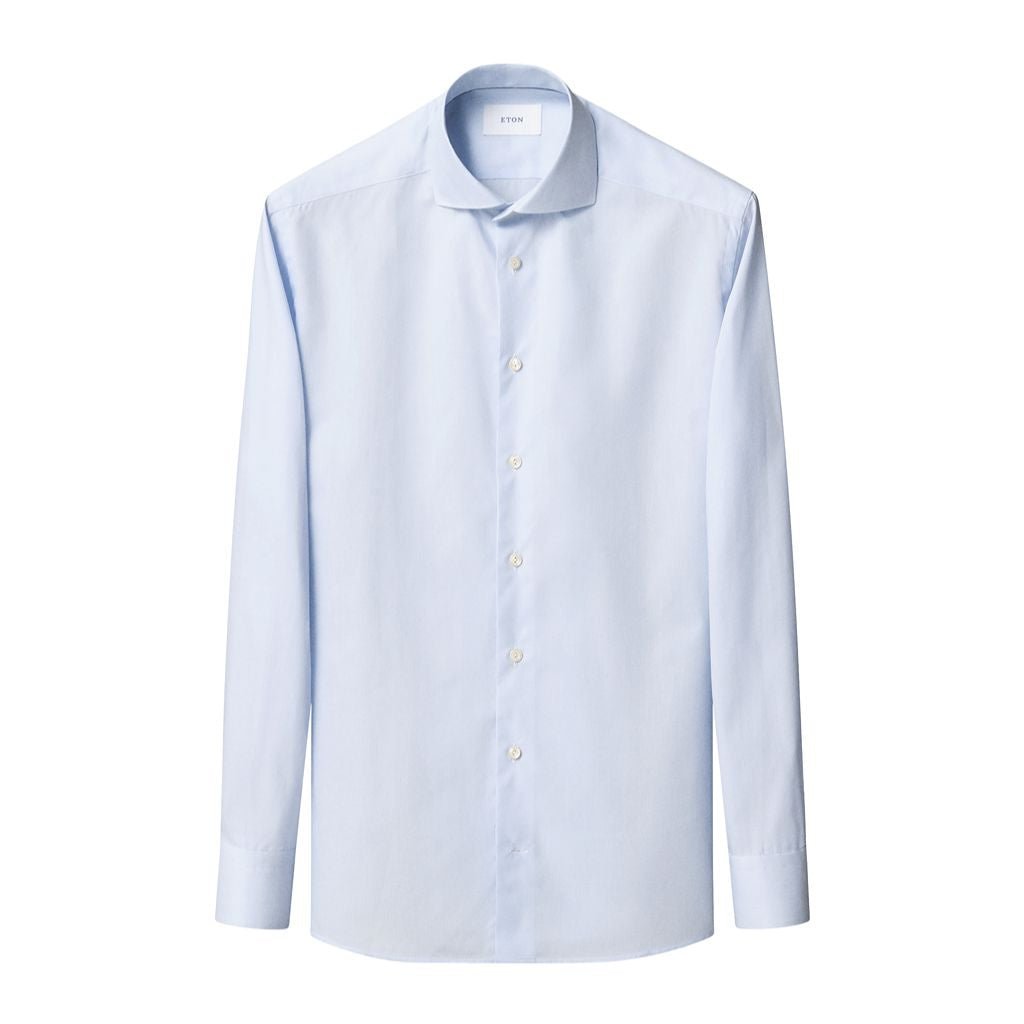 ETON Breeze Cotton Shirt SKY BLUE - Henry Bucks