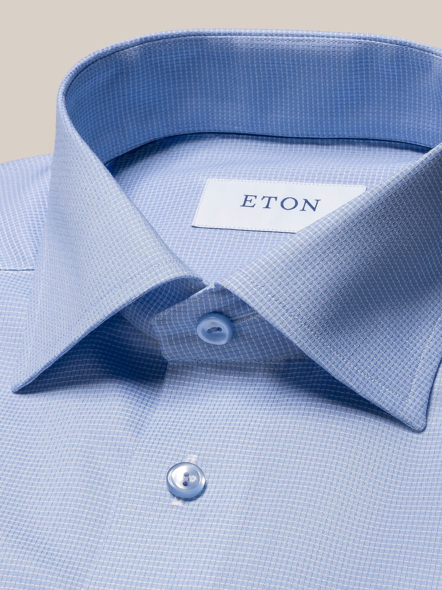 ETON Cutaway Long Sleeve Shirt Single Cuff Contemporary Fit LIGHT BLUE - Henry BucksShirts01AW240013 - LTBL - SC - CONT - 38