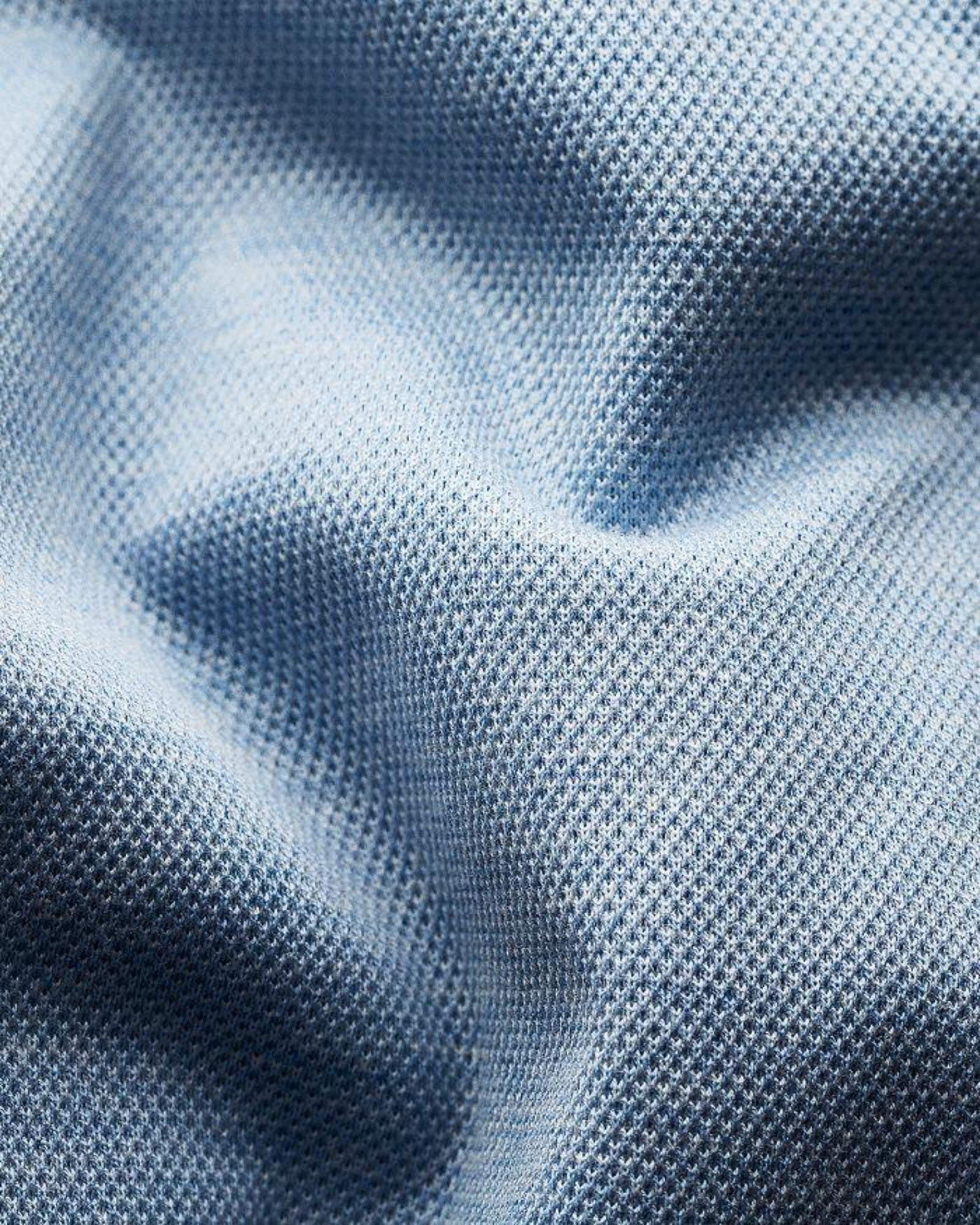 ETON Piqué Long Sleeve Polo Shirt BLUE - Henry BucksPolo38AW21014 - BLUE - SM