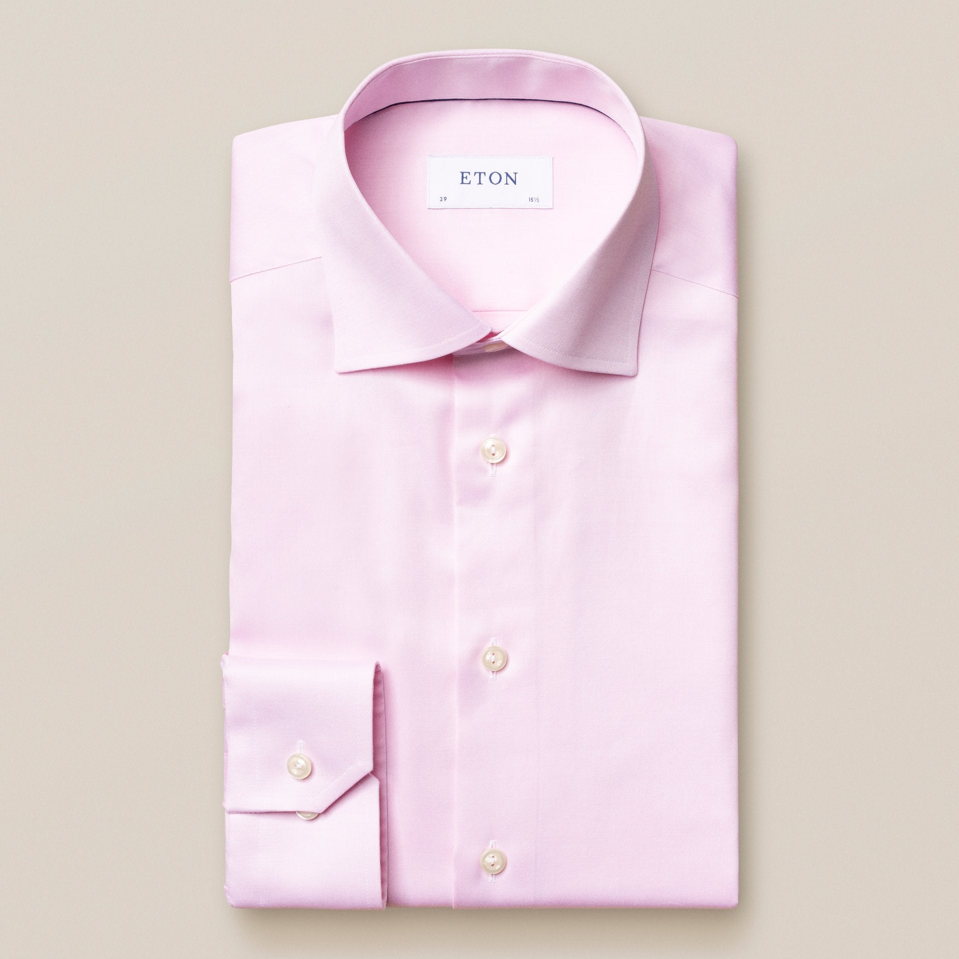 ETON plain buttoned shirt light pink SC - CONTEMPORARY FIT - Henry BucksShirts61SS230020 - LTPINK - SC - CONT - 39