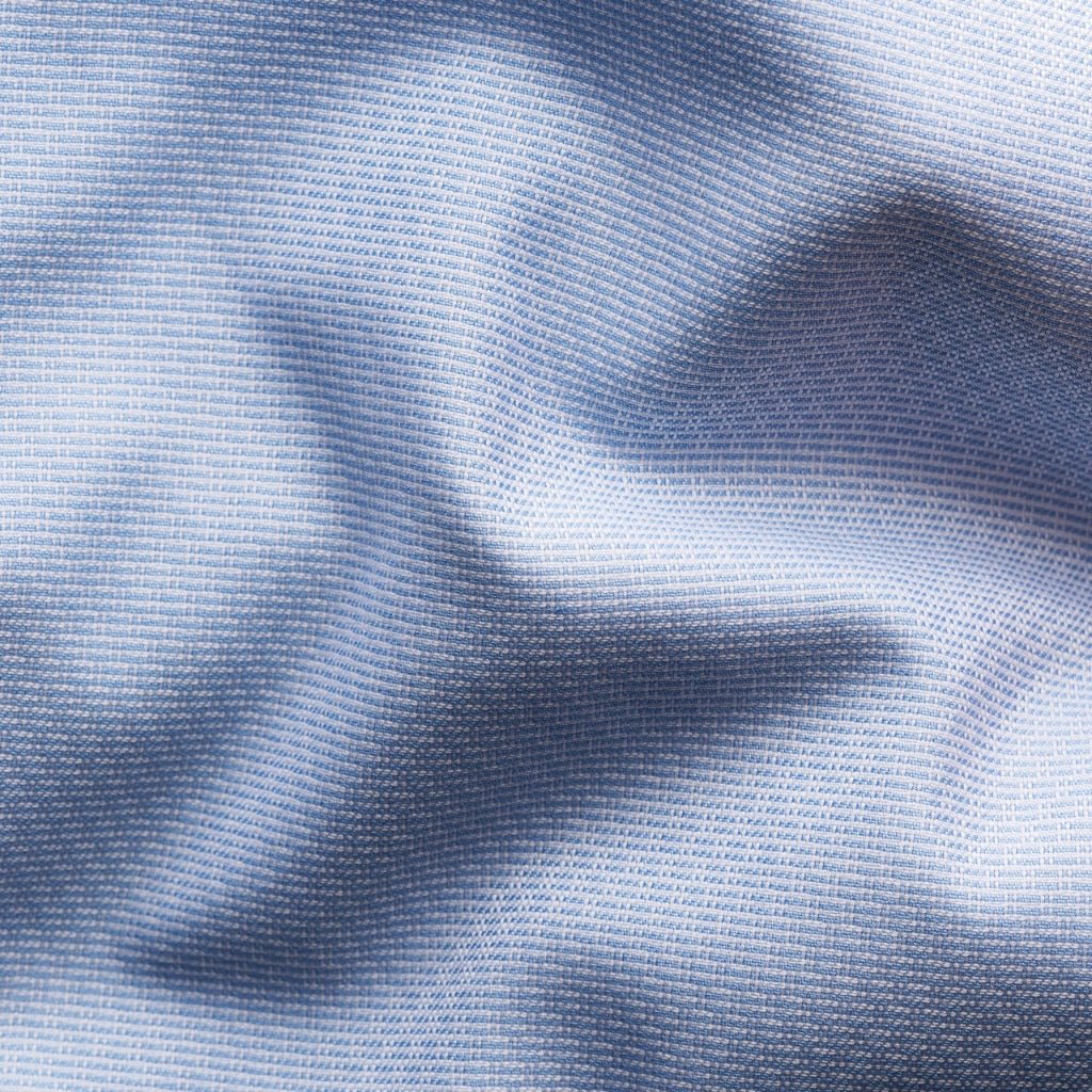 ETON Semi Solid Dobby Shirt Single Cuff Contemporary Fit LIGHT BLUE - Henry Bucks