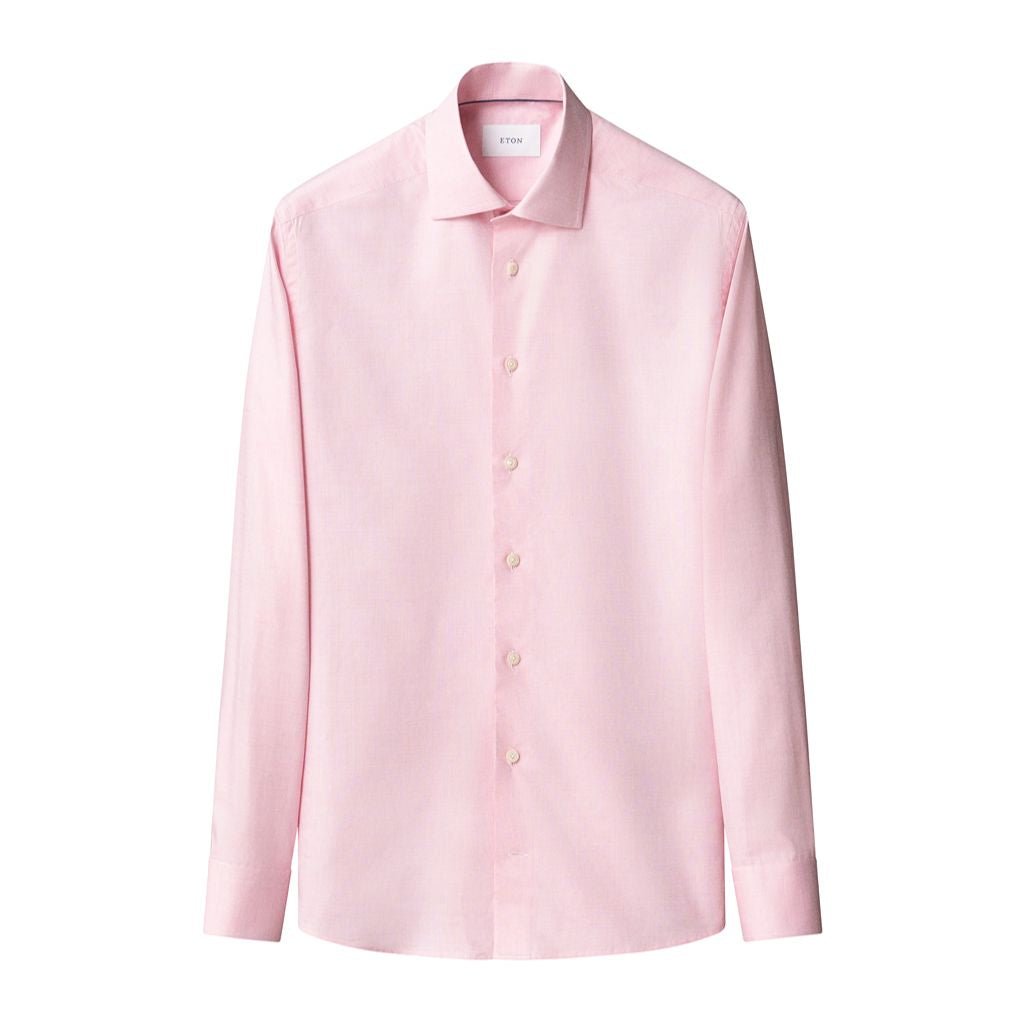 ETON Signature Oxford Cotton Shirt PINK - Henry Bucks
