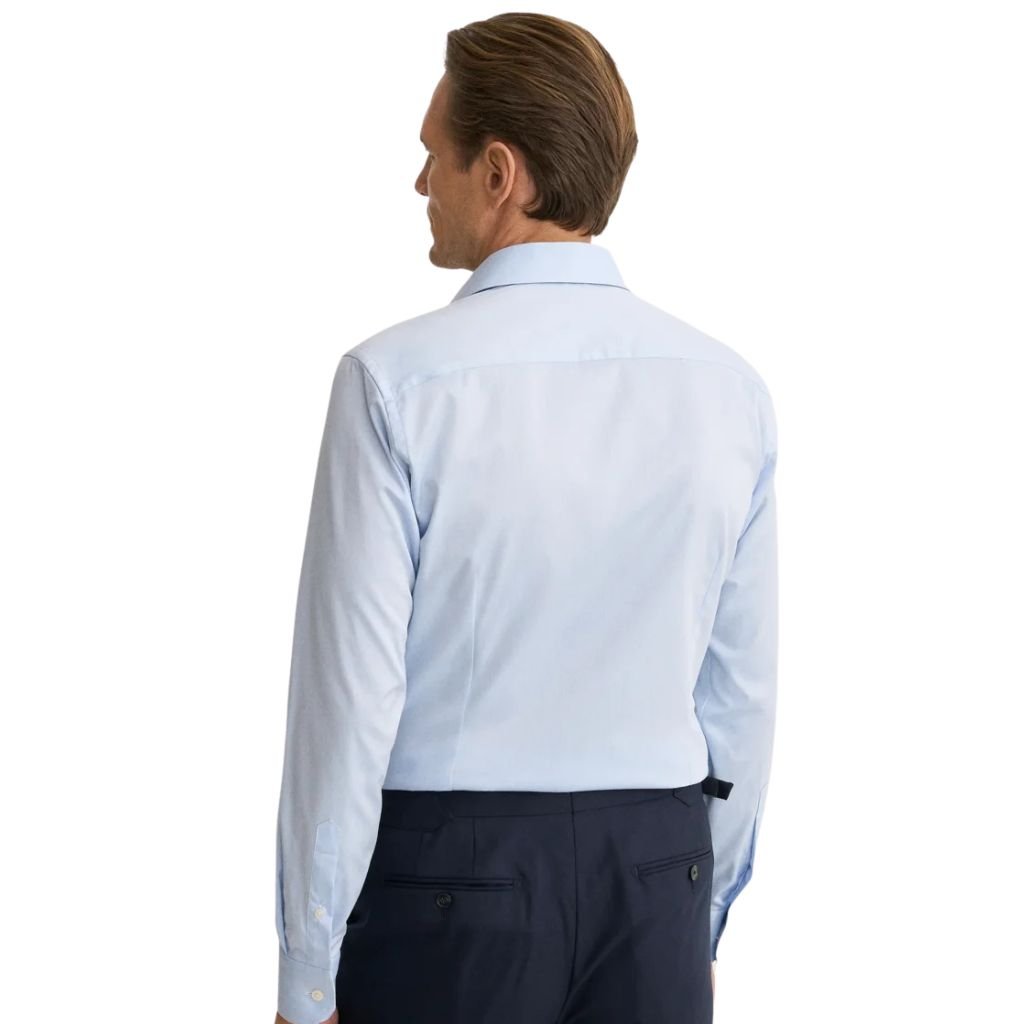 ETON Signature Twill Shirt BLUE - Henry Bucks
