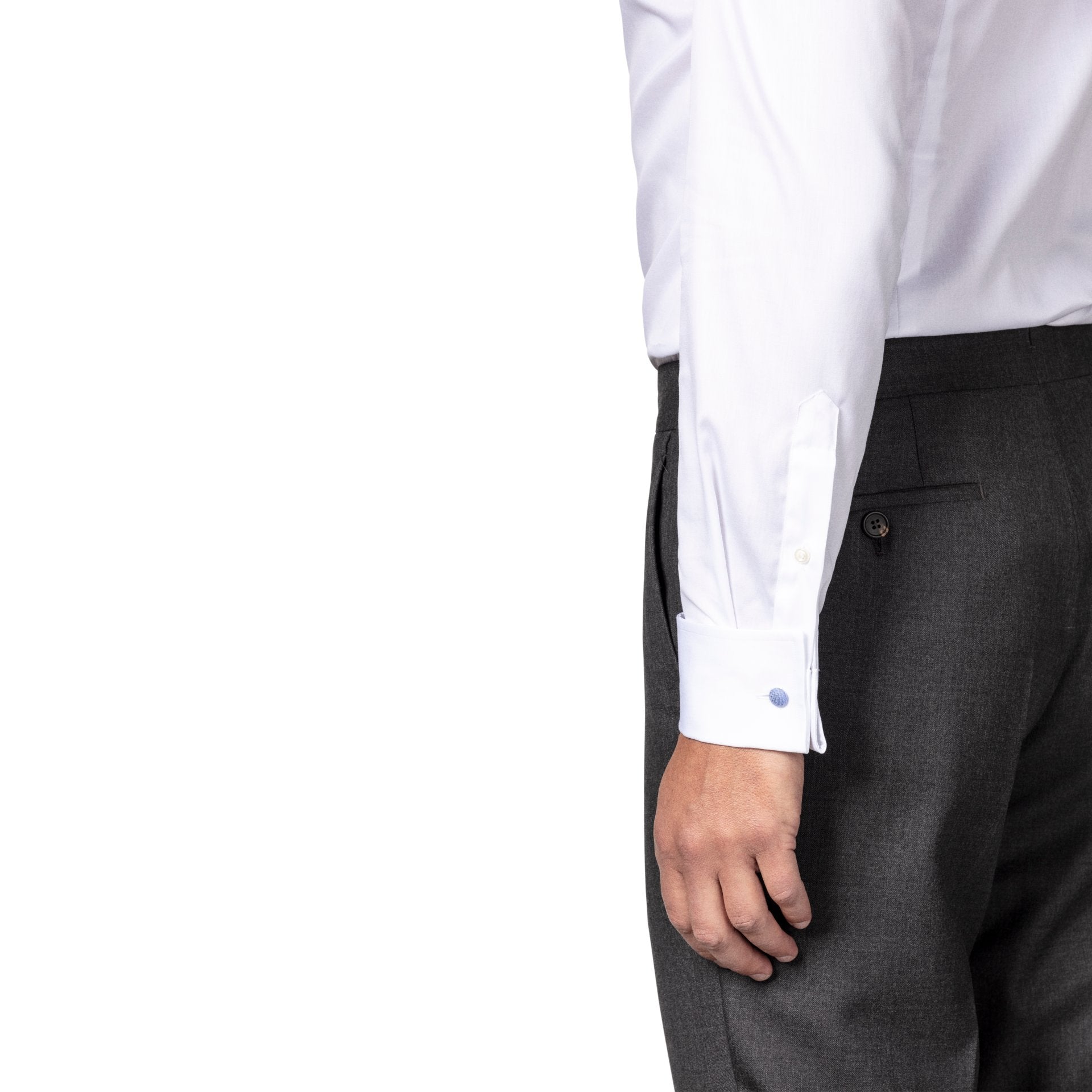 ETON Signature Twill Shirt - French Cuffs WHITE - Henry BucksShirts0101468 - WHTE - DC - TAIL - 38