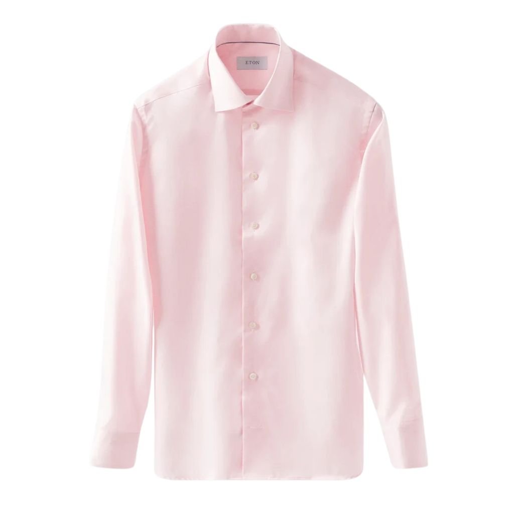 ETON Signature Twill Shirt PINK - Henry Bucks