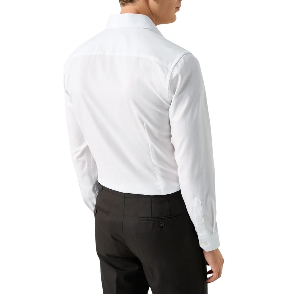 ETON Solid Signature Oxford Shirt WHITE - Henry Bucks