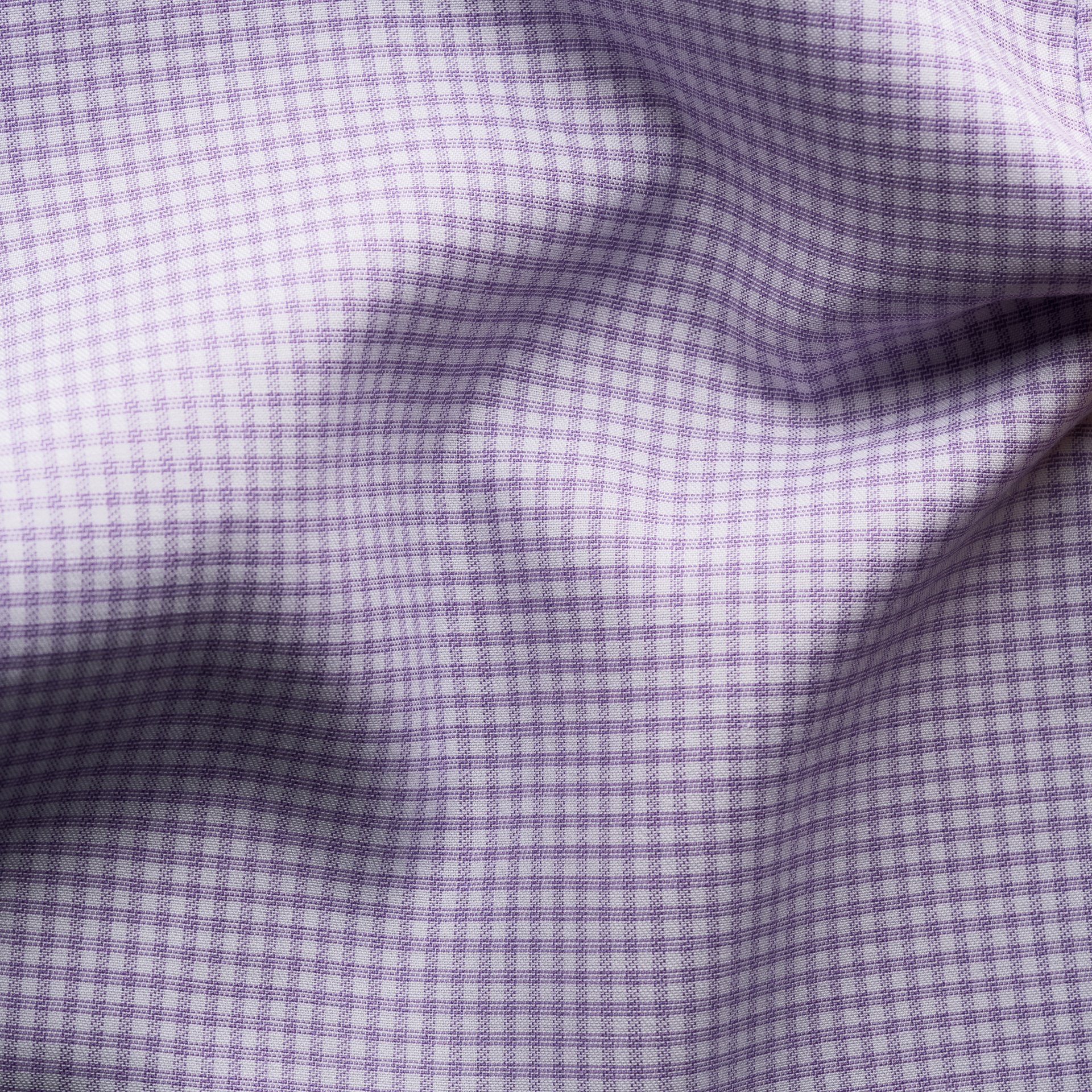 ETON Twill Shirt Micro Check Contemporary Fit PURPLE - Henry BucksShirts01AW230007 - PRPL - SC - CONT - 39