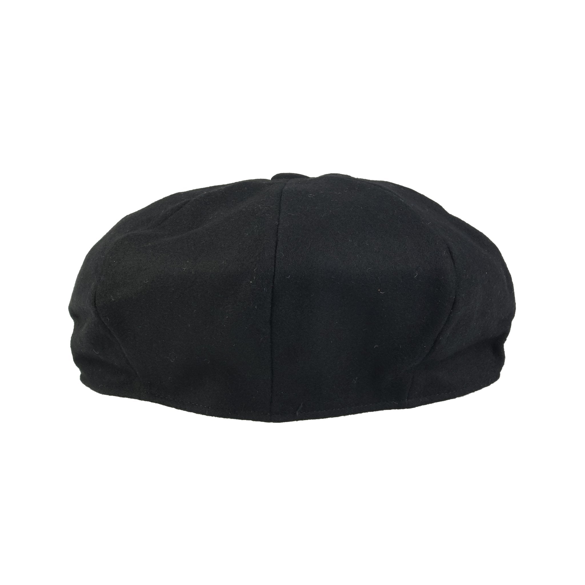 FAILSWORTH Alfie Melton Baker Boy Cap BLACK - Henry Bucks
