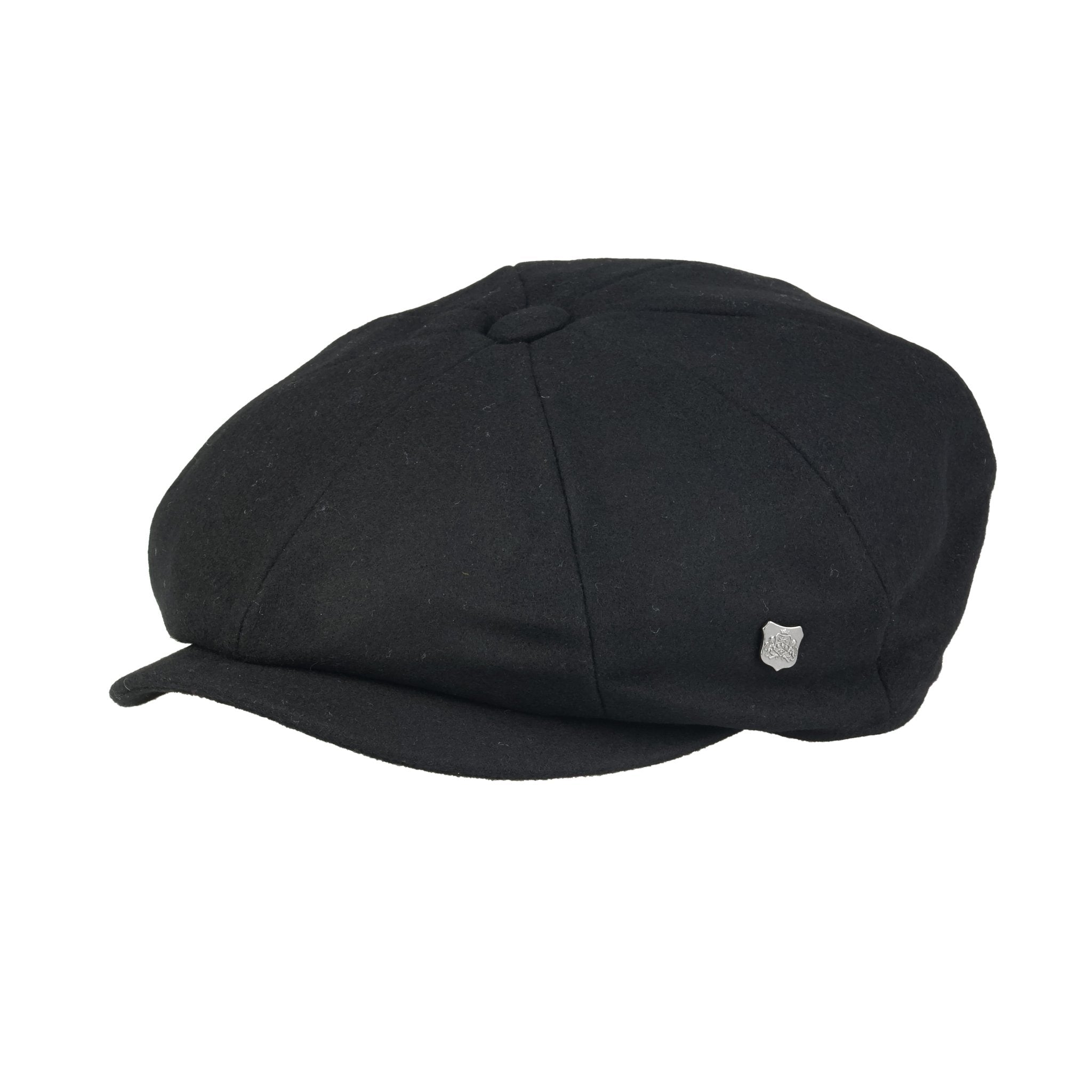 FAILSWORTH Alfie Melton Baker Boy Cap BLACK - Henry Bucks