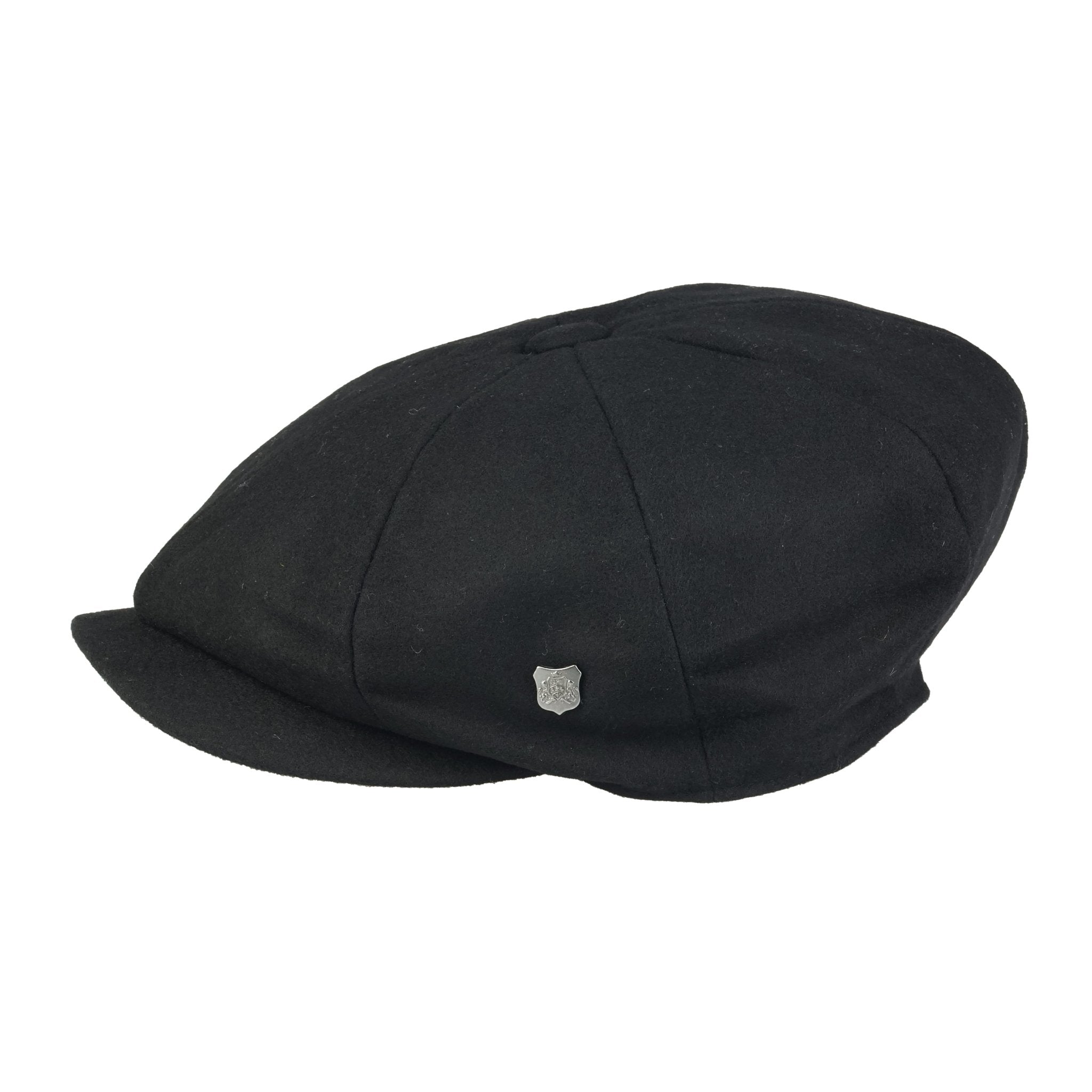 FAILSWORTH Alfie Melton Baker Boy Cap BLACK - Henry Bucks