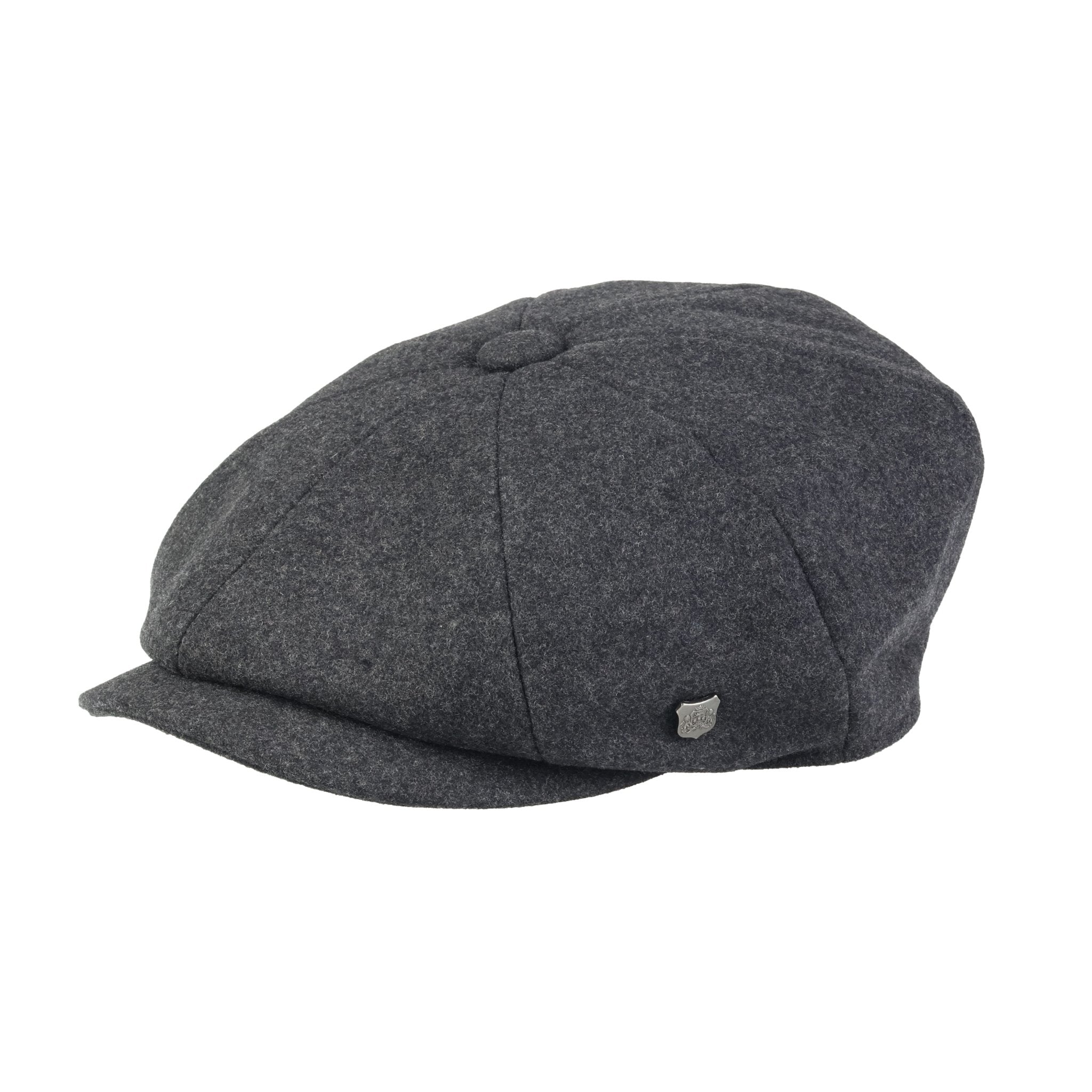 FAILSWORTH Alfie Melton Baker Boy Cap GREY - Henry Bucks