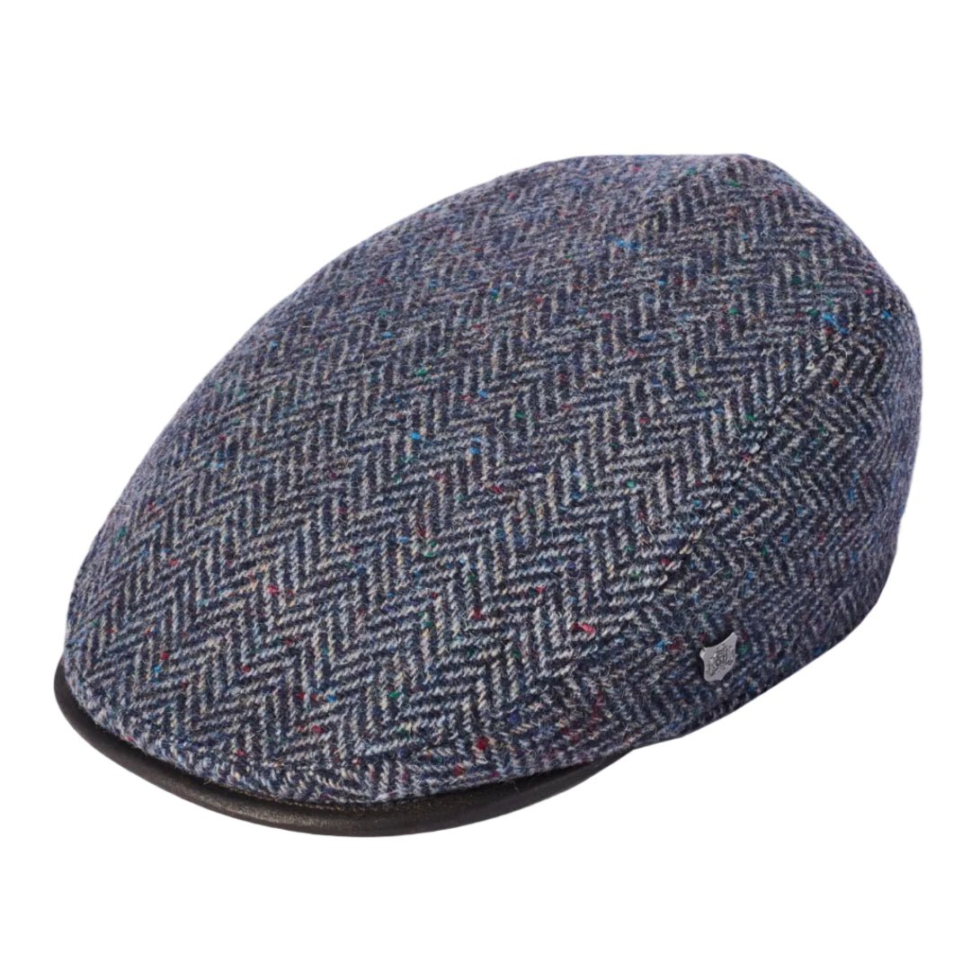 FAILSWORTH Arthur Tweed Flat Cap GREY - Henry Bucks