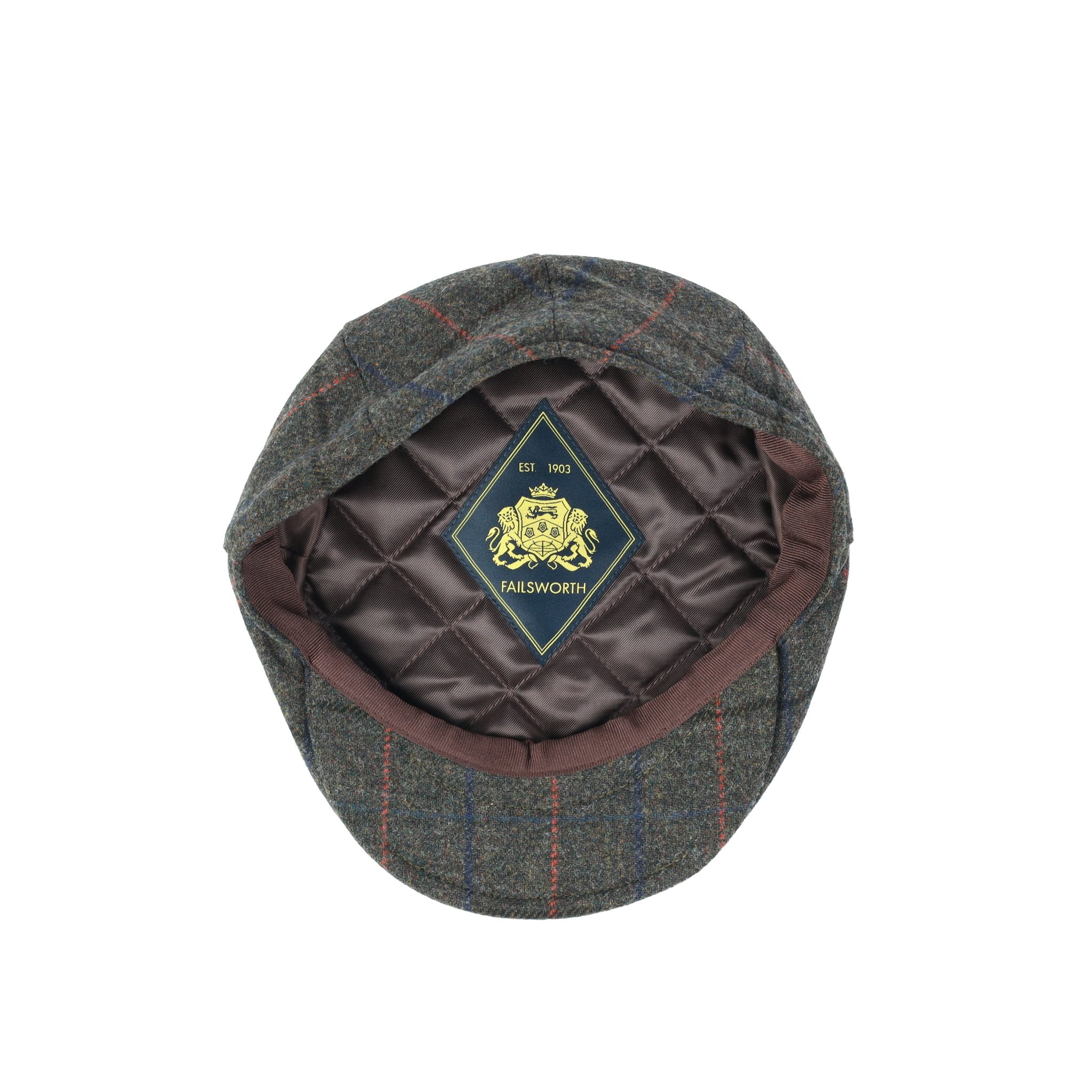 FAILSWORTH Cambridge Cheesecutter Cap CHOCOLATE - Henry Bucks