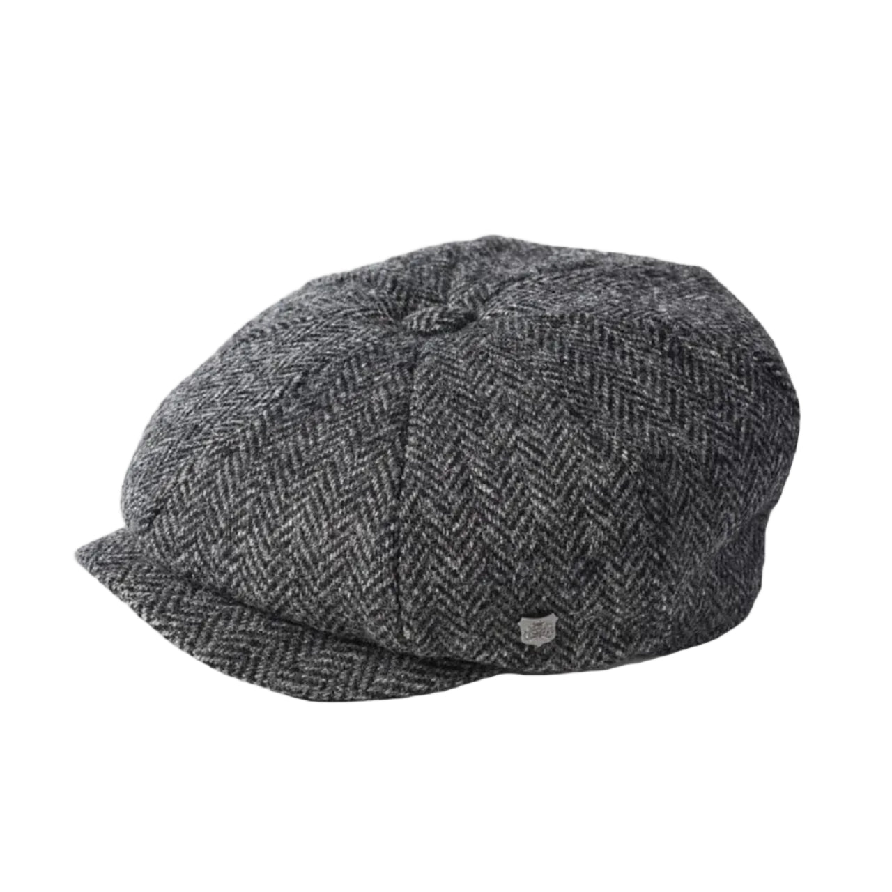 FAILSWORTH Carloway Harris Tweed Baker Boy Cap CHARCOAL - Henry Bucks