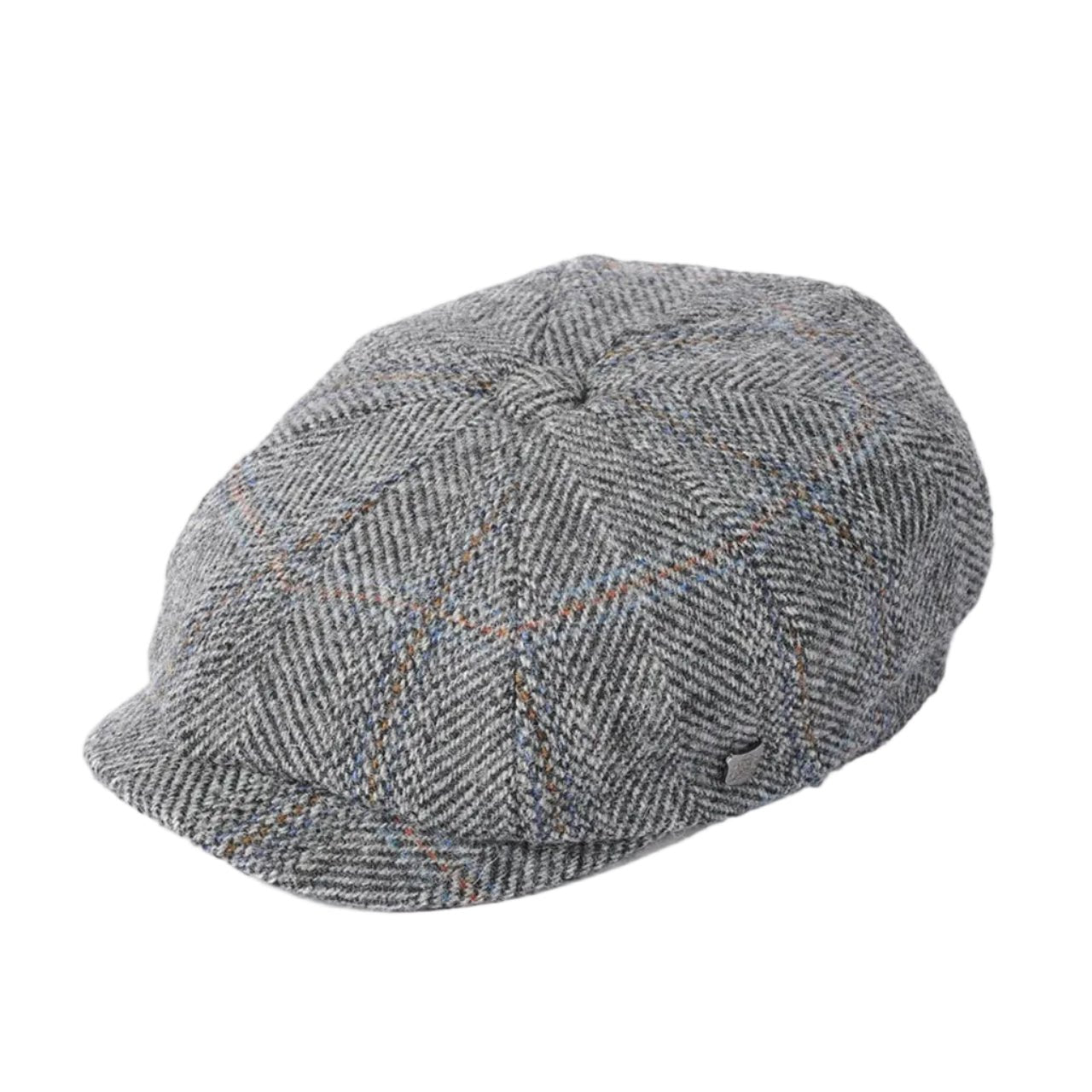 FAILSWORTH Carloway Harris Tweed Baker Boy Cap GREY - Henry Bucks