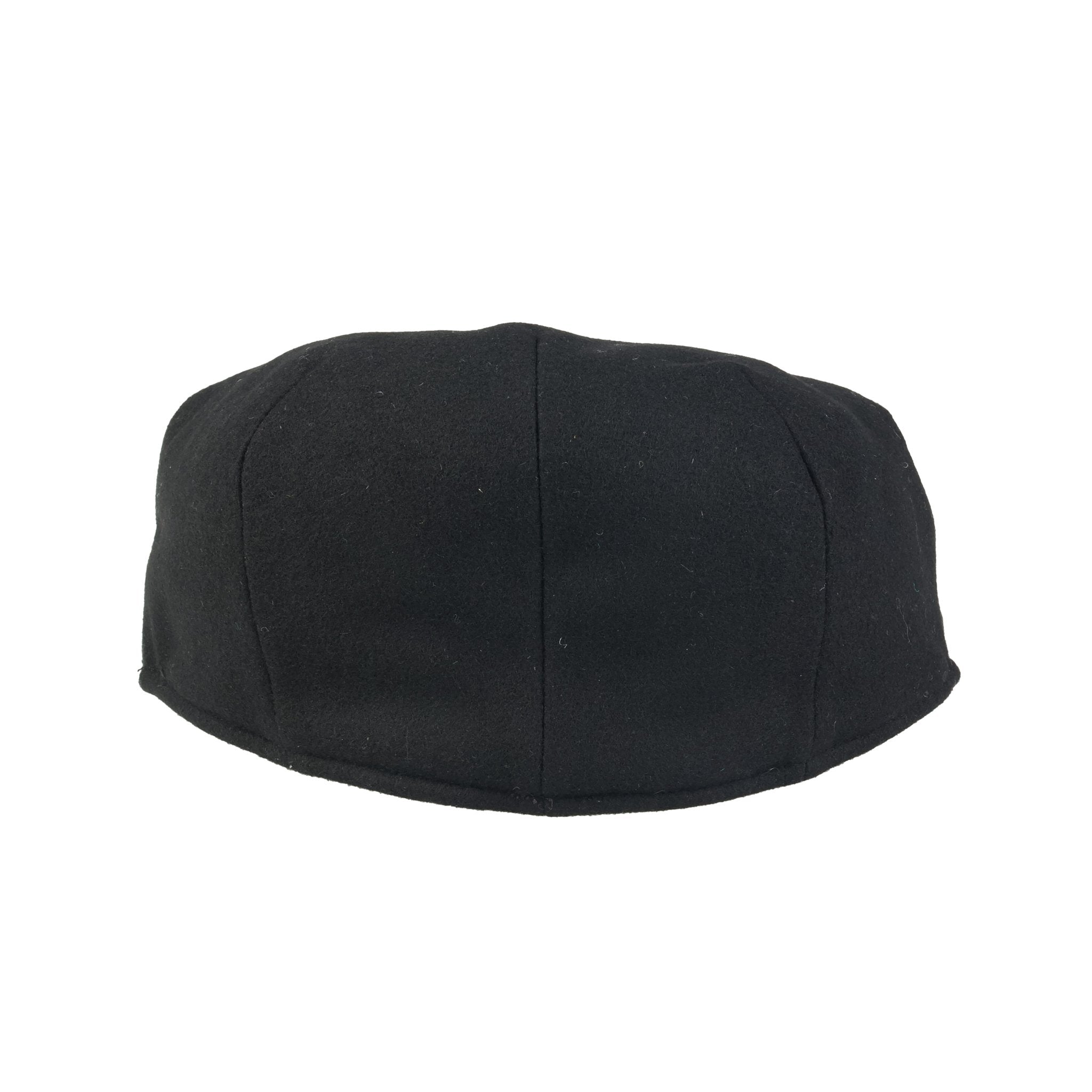 FAILSWORTH Melton Flat Cap BLACK - Henry Bucks