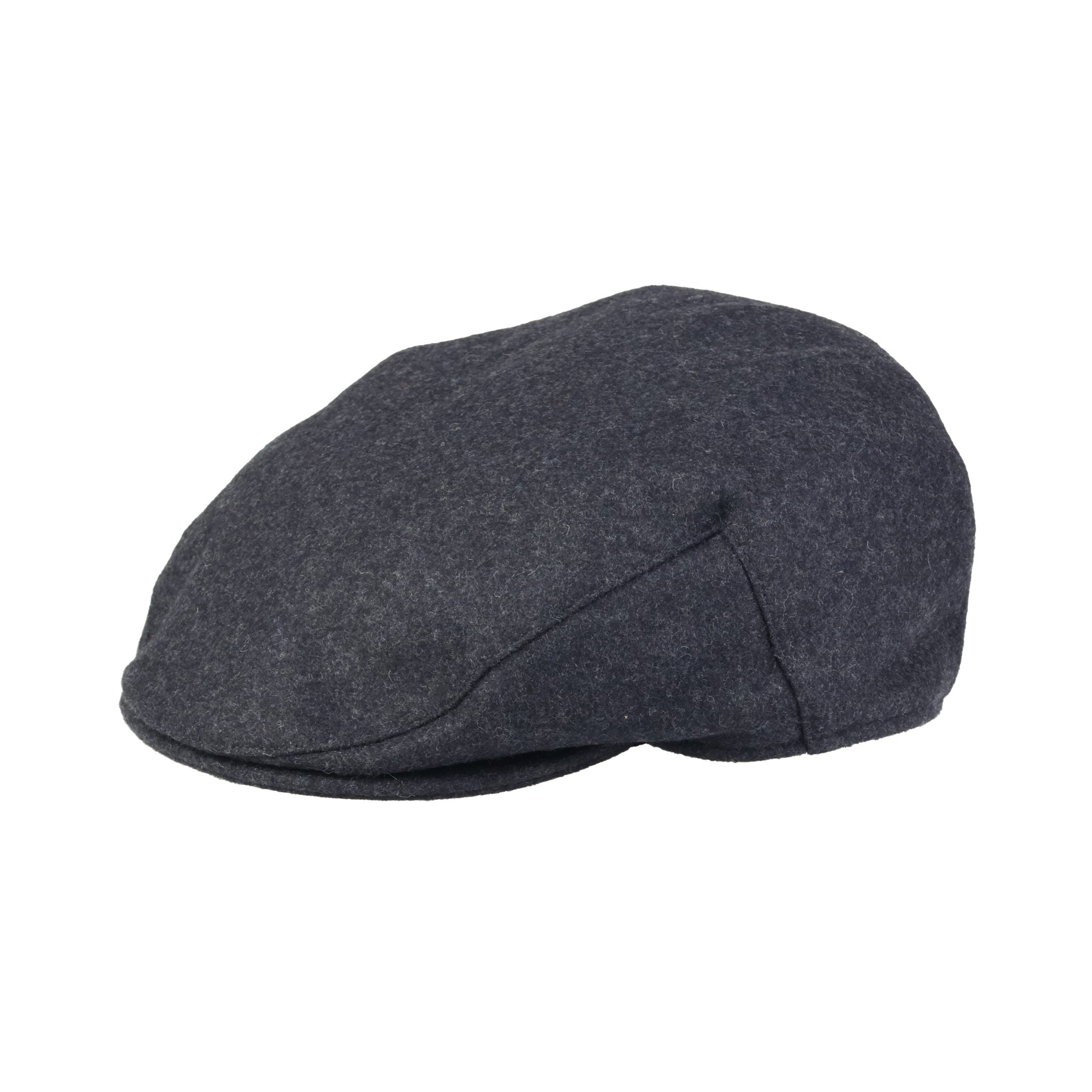 FAILSWORTH Melton Flat Cap CHARCOAL - Henry Bucks