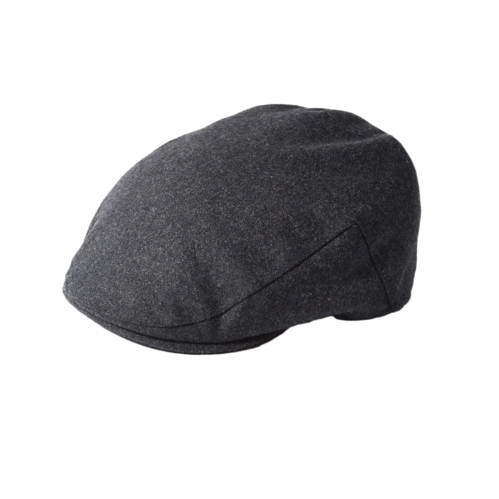 FAILSWORTH Melton Flat Cap CHARCOAL - Henry Bucks