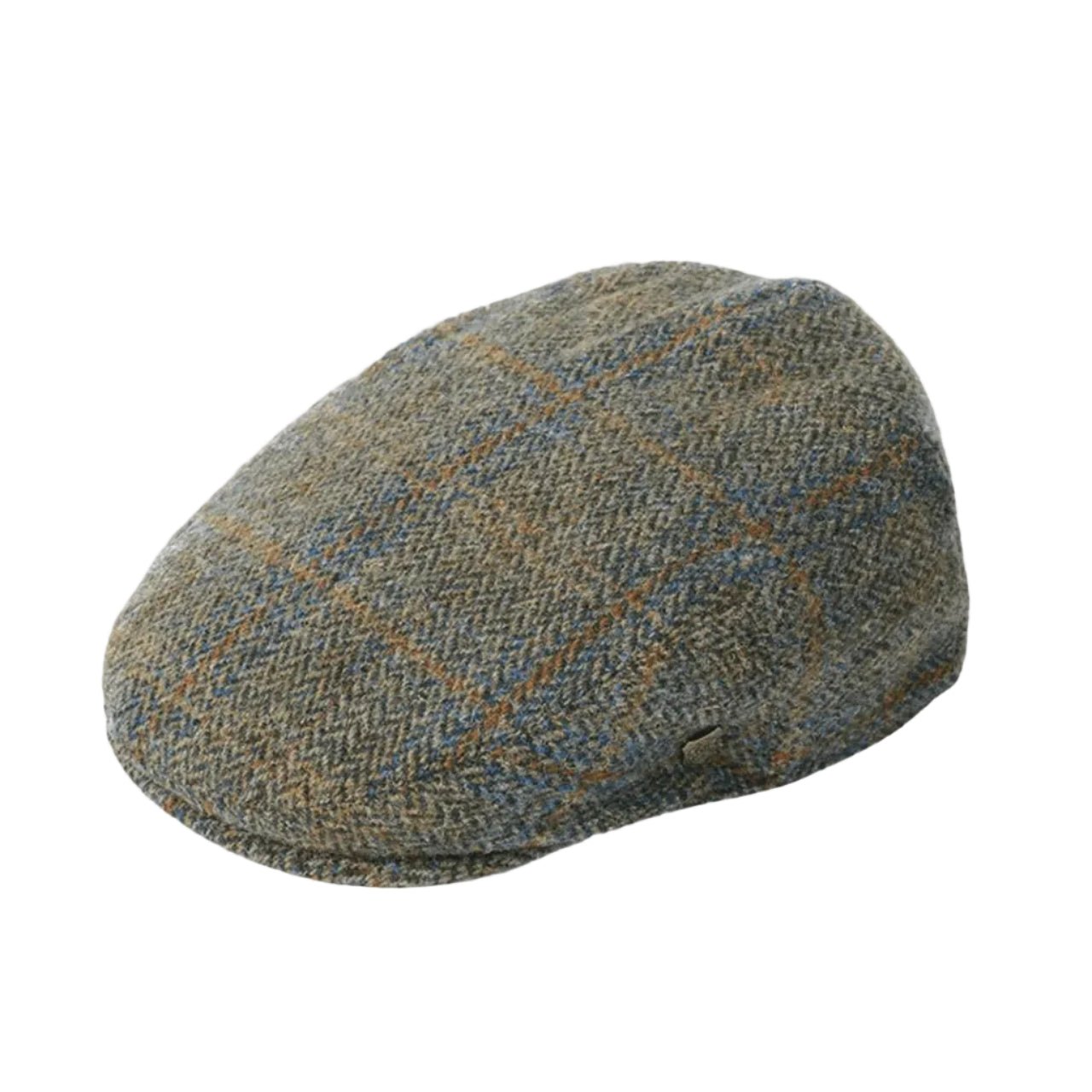 FAILSWORTH Stornoway Harris Tweed Flat Cap BROWN - Henry Bucks