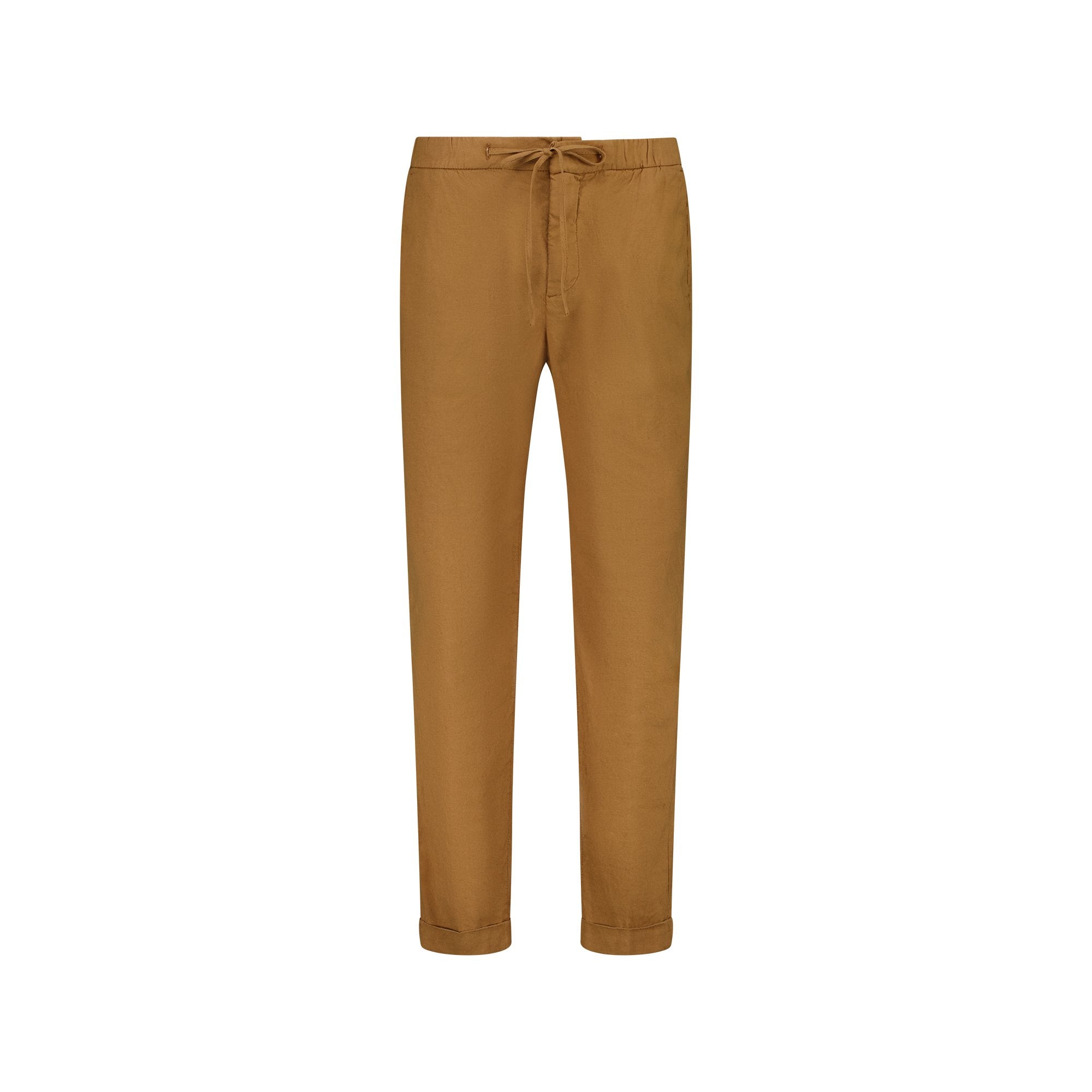 Ferrante Linen/Cotton Trouser in BISCUIT - Henry BucksTrouser - Formal38SS230072 - BISC - 34