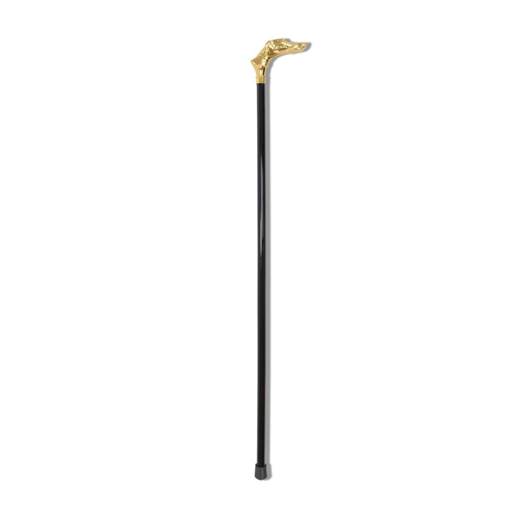 FOX - Greyhound Walking Stick BLACK/GOLD - Henry Bucks