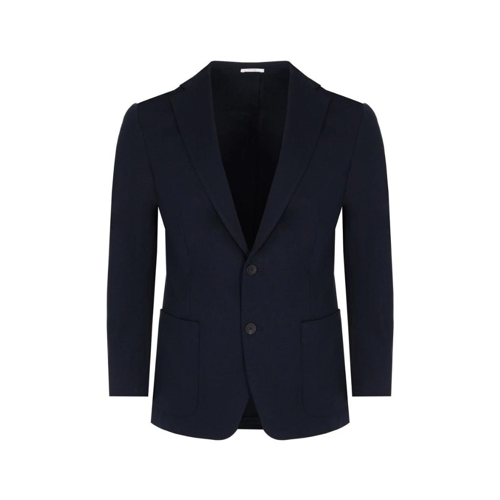 FRADI Cotton Jersey Jacket BLUE/NAVY REG - Henry Bucks