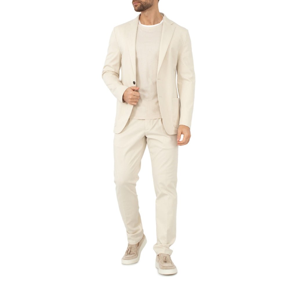 FRADI Cotton Jersey Jacket MILK REG - Henry Bucks