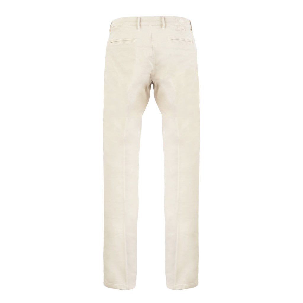 FRADI Fleece Cotton Stretch Chino ECRU - Henry Bucks