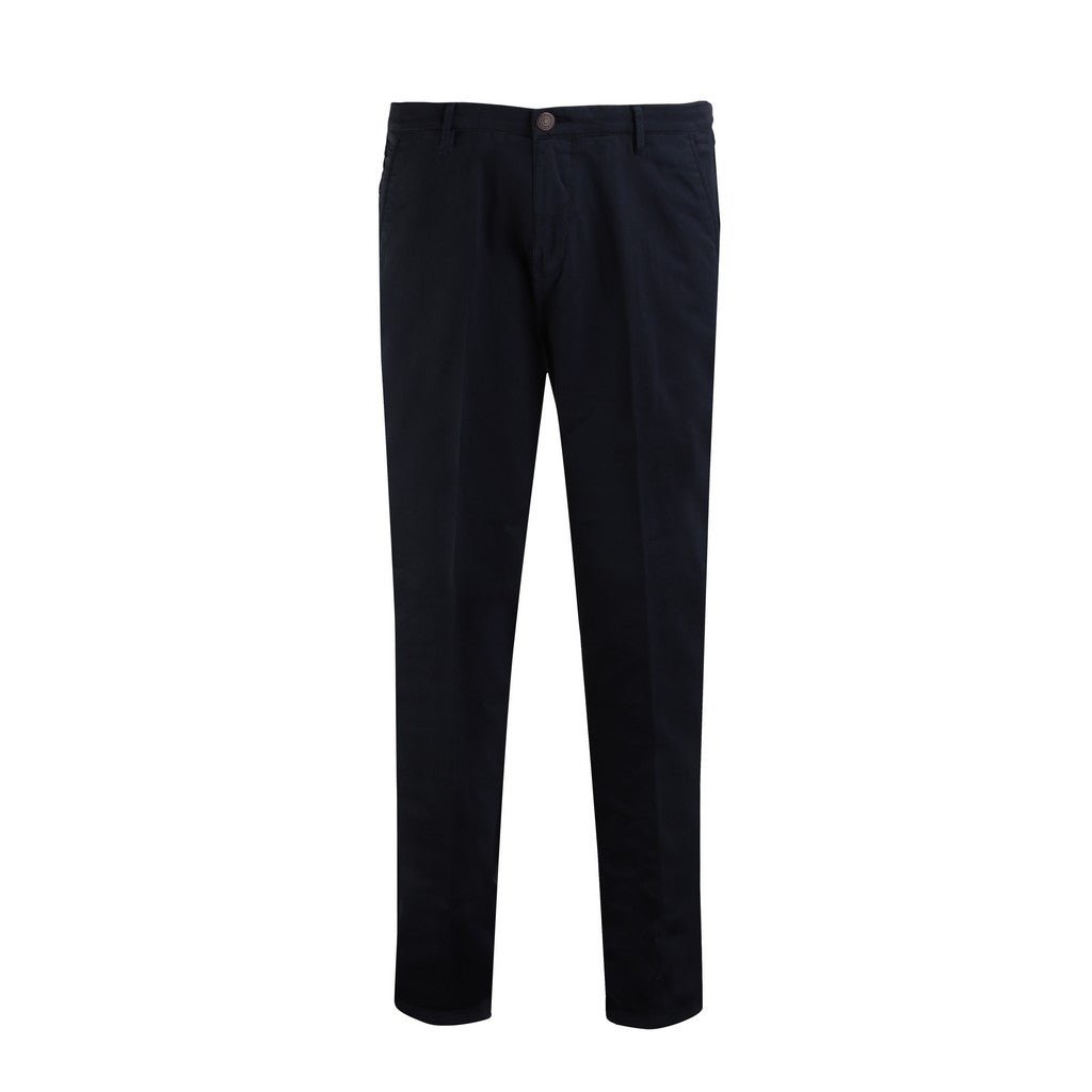 FRADI Fleece Cotton Stretch Chinos NAVY REG - Henry Bucks