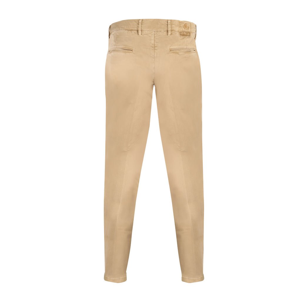 FRADI Satin Cotton Stretch Chino YUTA REG - Henry Bucks