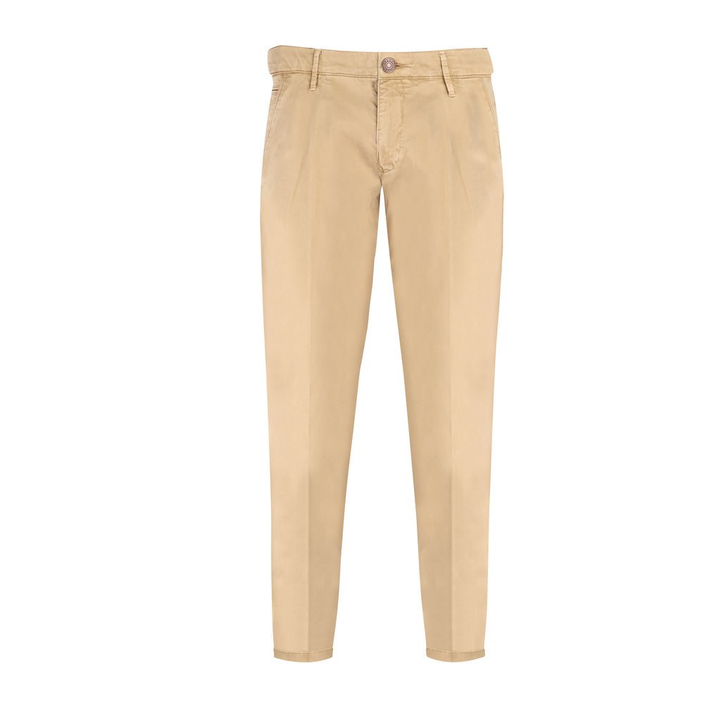 FRADI Satin Cotton Stretch Chino YUTA REG - Henry Bucks