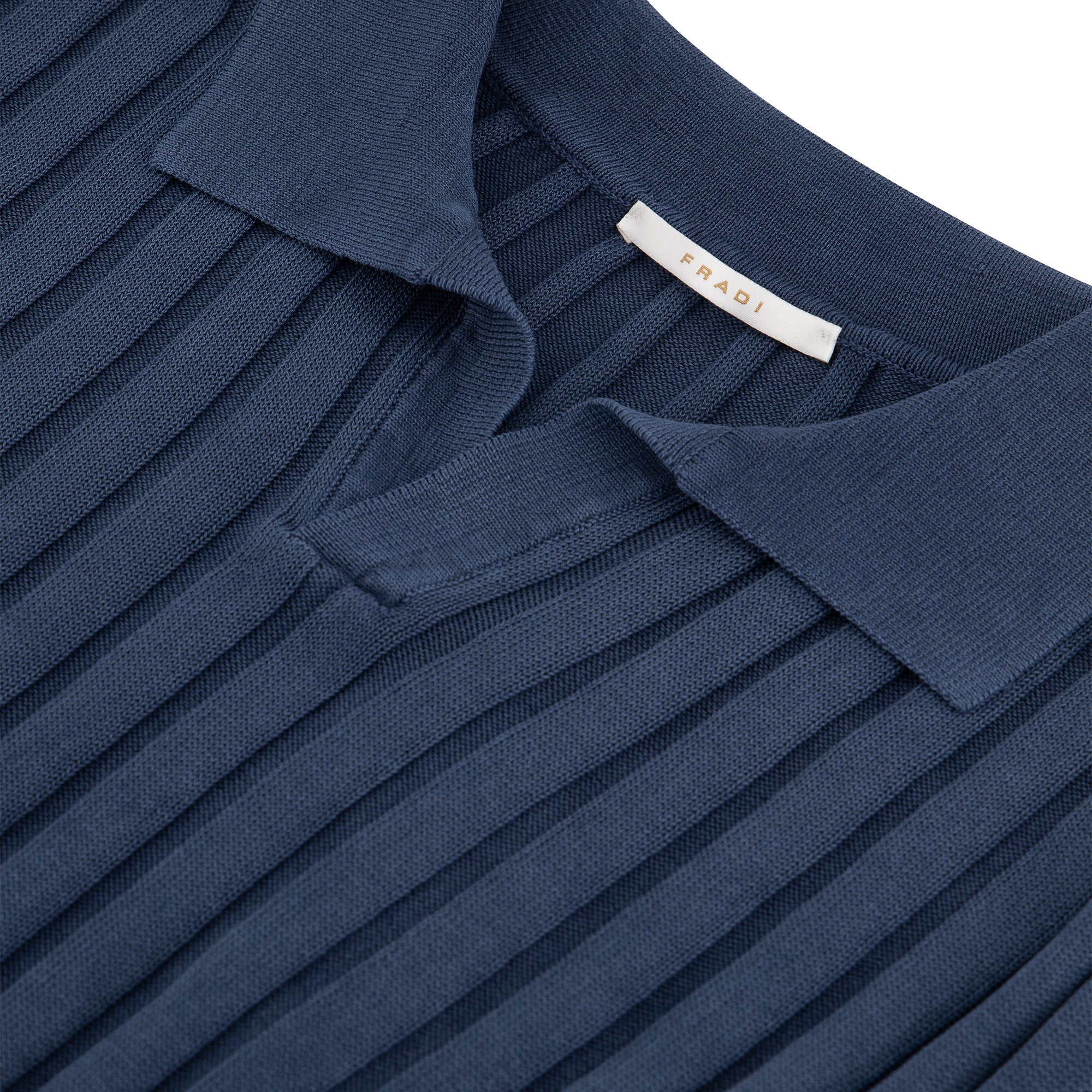 FRADI Short Sleeve Ribbed Polo NAVY - Henry BucksPolo38SS230010 - NAVY - M