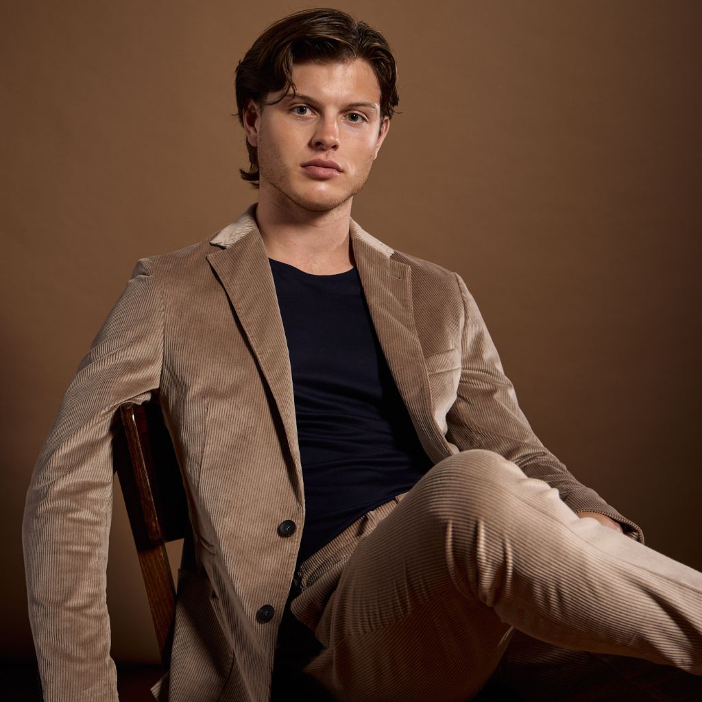 FRADI Soft Corduroy Stretch Blended Cotton Blazer YUTA REG - Henry Bucks