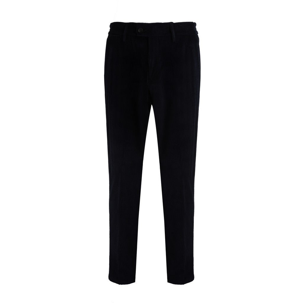 FRADI Soft Corduroy Stretch Trousers NAVY REG - Henry Bucks