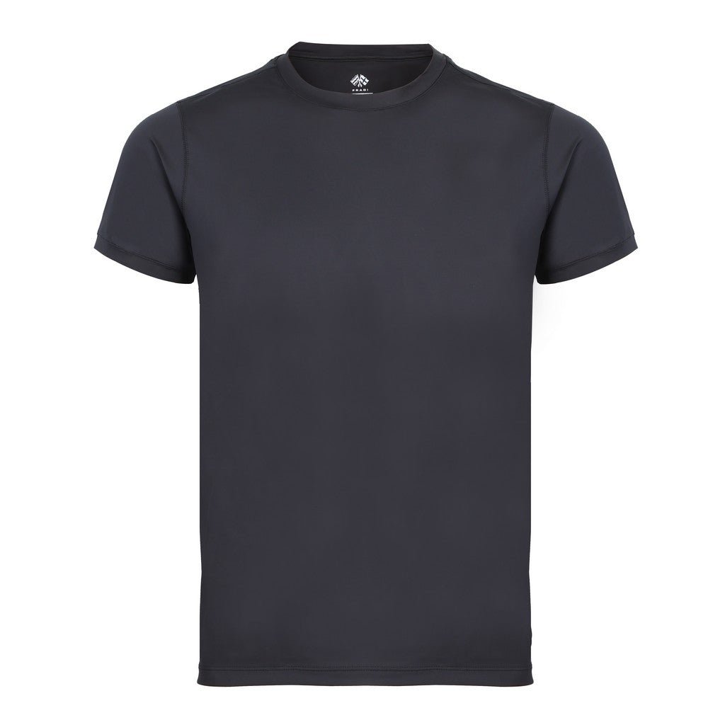 FRADI Techno Jersey Shirt Crew Neck BLACK - Henry Bucks