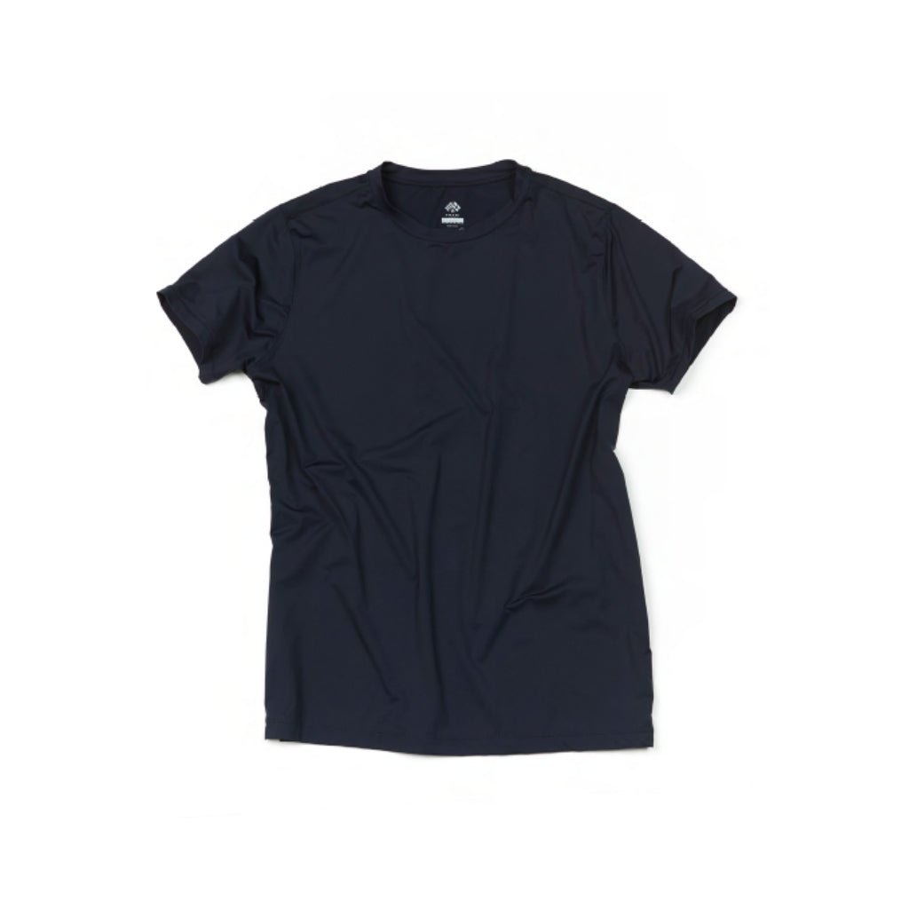 FRADI Techno Jersey Shirt Crew Neck BLUE/NAVY - Henry Bucks