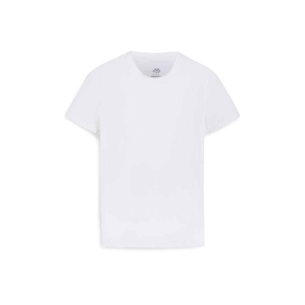 FRADI Techno Jersey Shirt Crew Neck WHITE - Henry Bucks