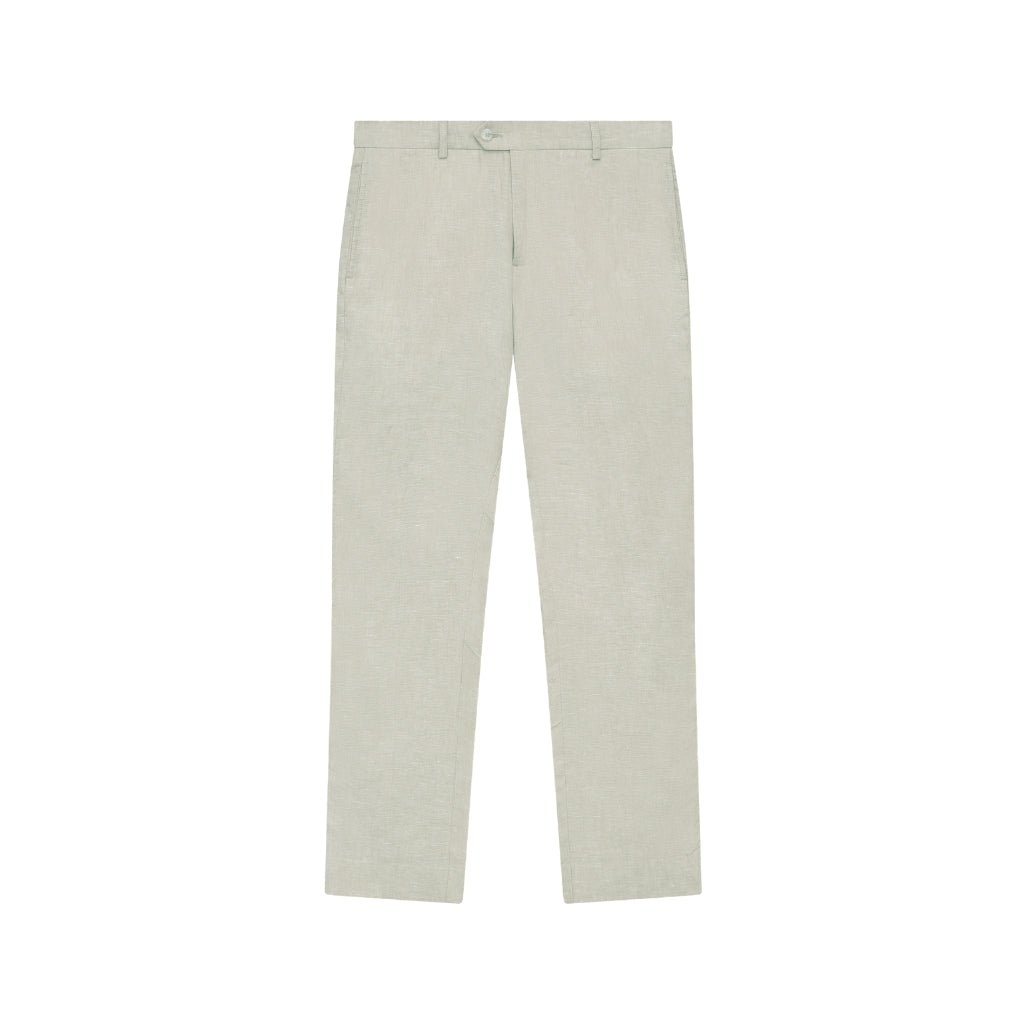 FRESCOBAL CARIOCA 100% Linen Trousers SAGE REG - Henry Bucks