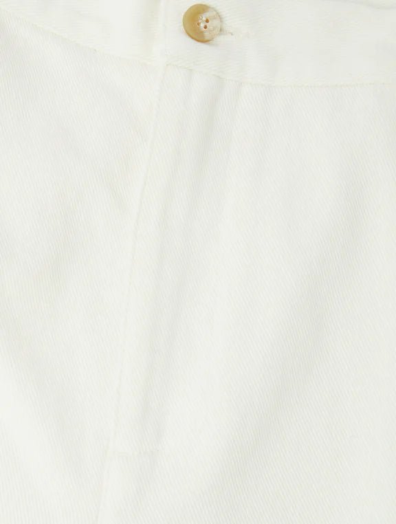 FRESCOBAL CARIOCA Aldo Pleat Trousers OFF WHITE - Henry Bucks