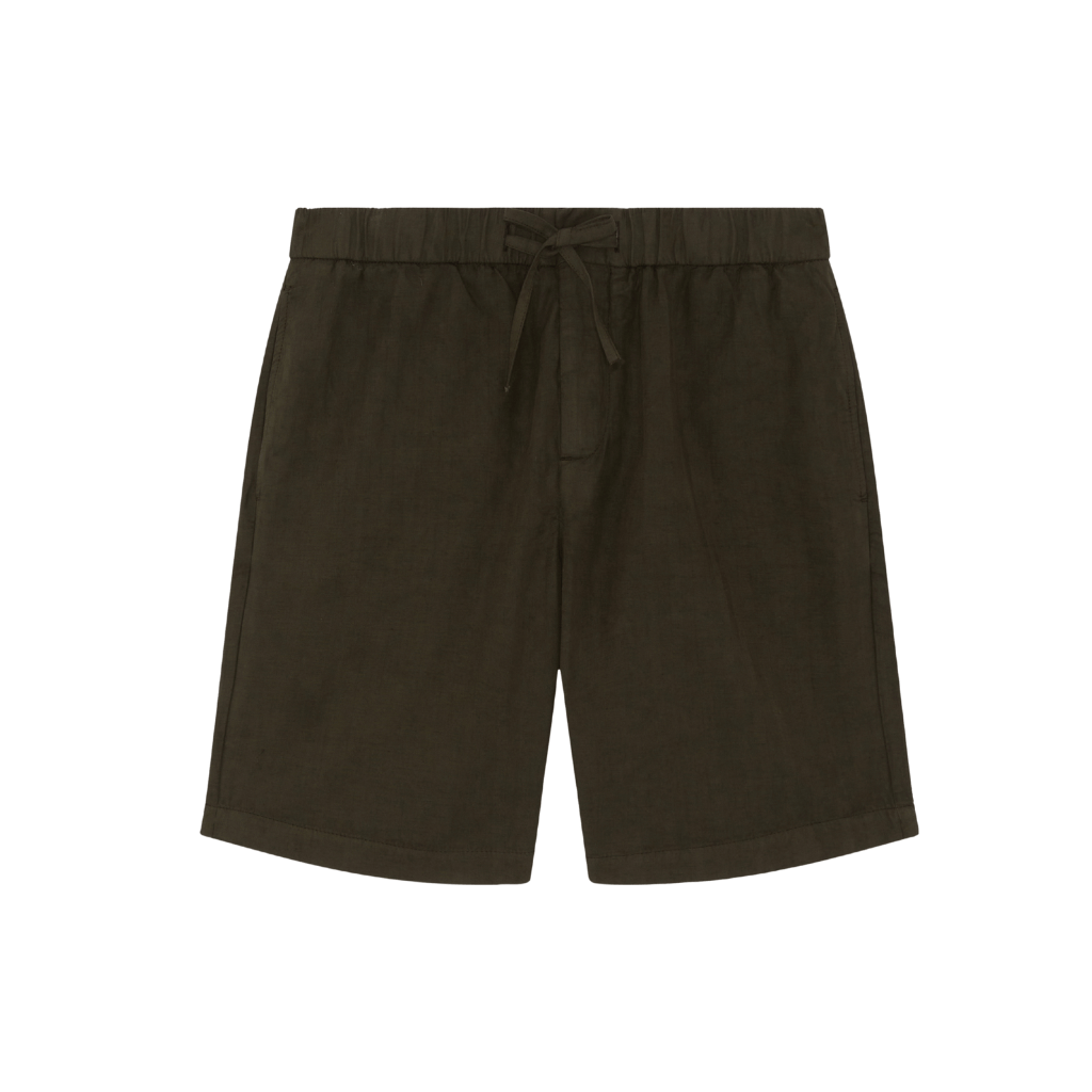 FRESCOBAL CARIOCA Felipe Herringbone Shorts OLIVE - Henry Bucks