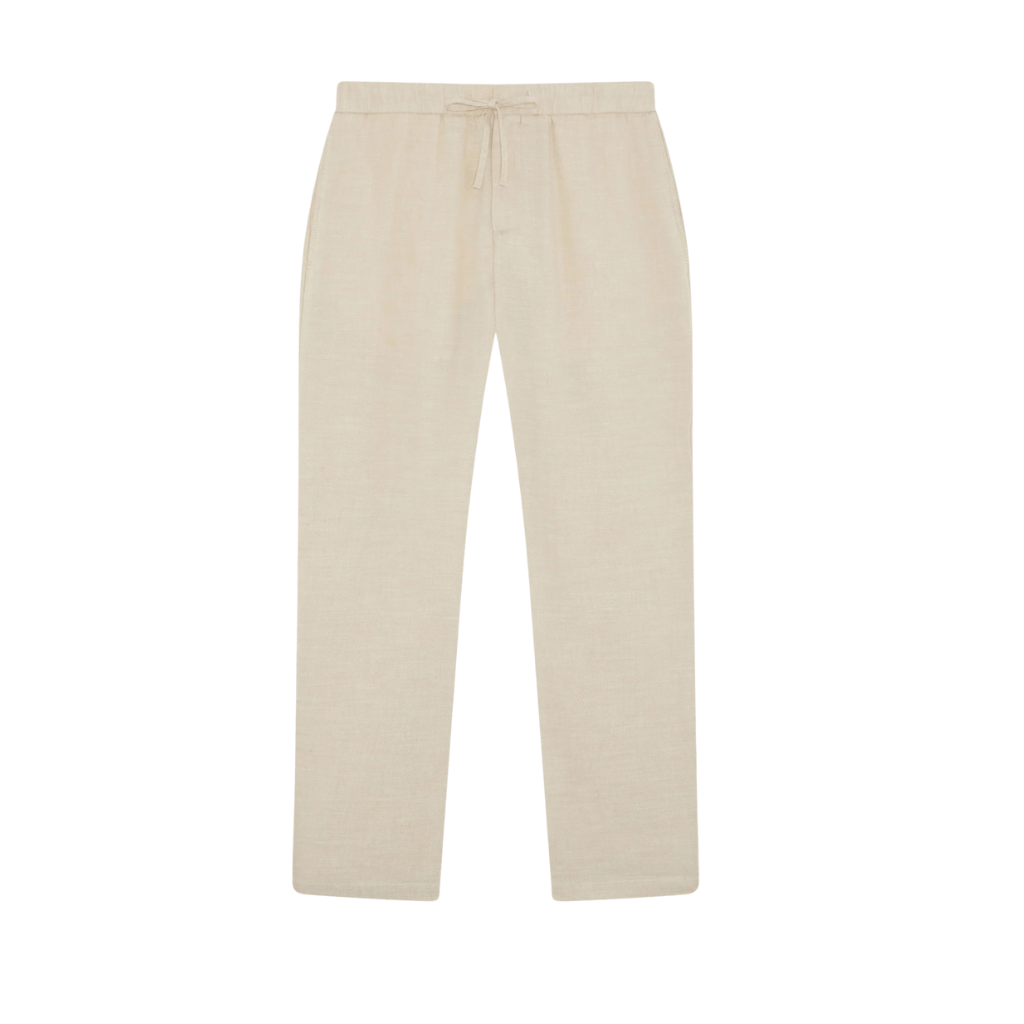 FRESCOBAL CARIOCA Oscar Cotton Linen Chino SAND - Henry Bucks