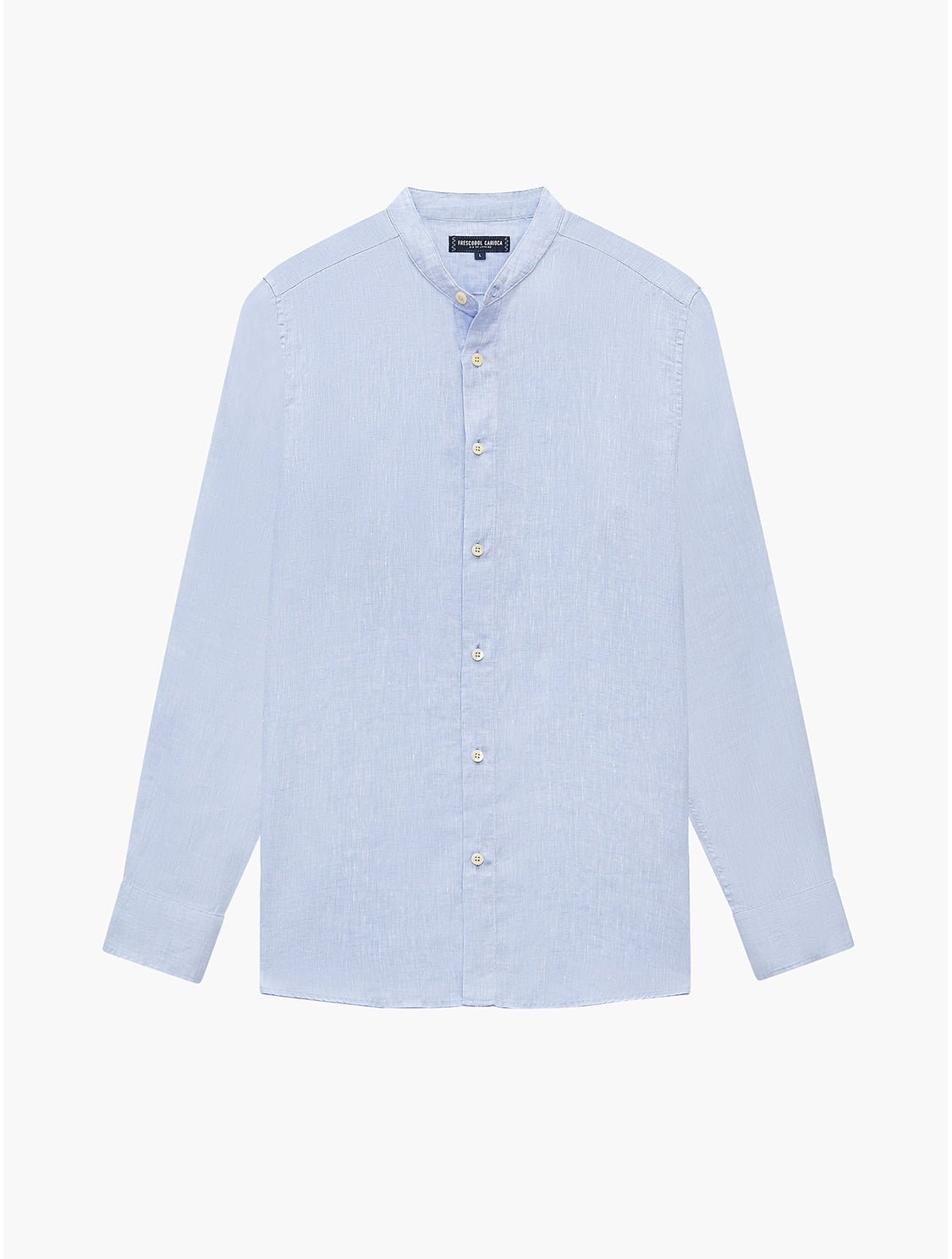 FRESCOBOL CARIOCA Jorge Linen Shirt BABY BLUE - Henry BucksShirts38SS230063 - BABYBLUE - M