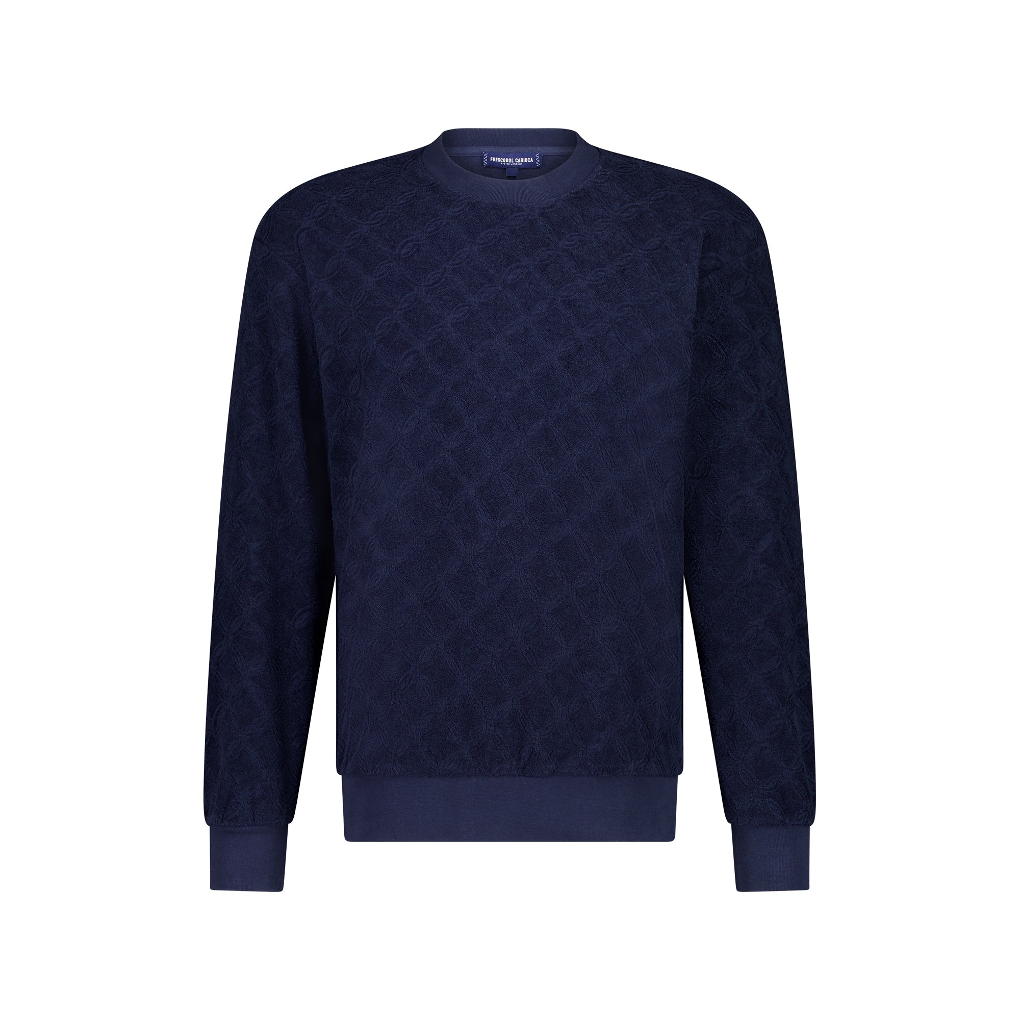 FRESCOBOL CARIOCA Motta Terry Sweat NAVY - Henry BucksKnitwear38SS230060 - NAVY - M