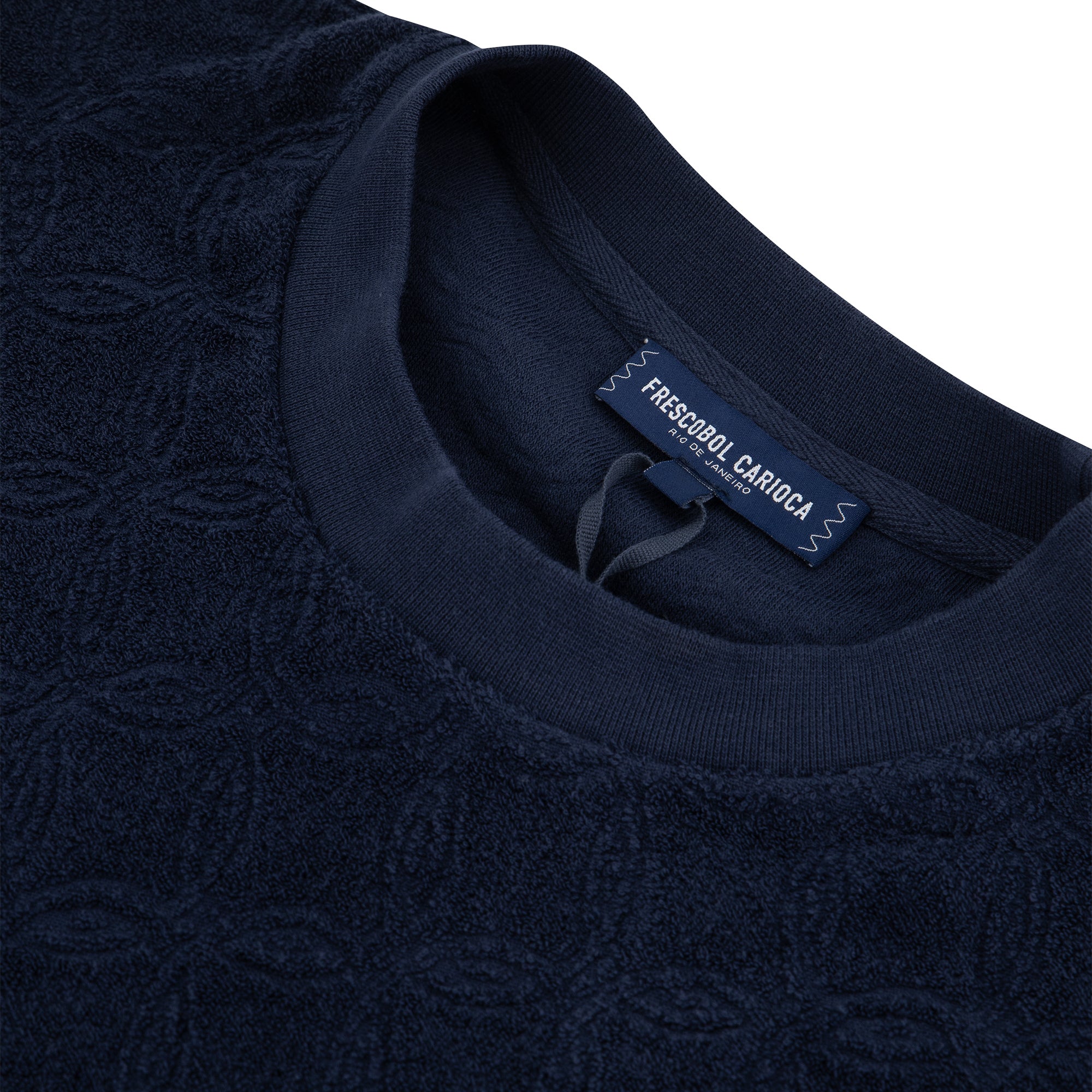 FRESCOBOL CARIOCA Motta Terry Sweat NAVY - Henry BucksKnitwear38SS230060 - NAVY - M