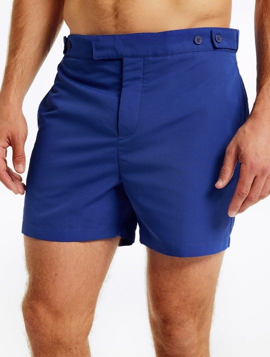 FRESCOBOL CARIOCA Tailored Swim Shorts NAVY - Henry BucksShorts38SS230065 - NAVY - M