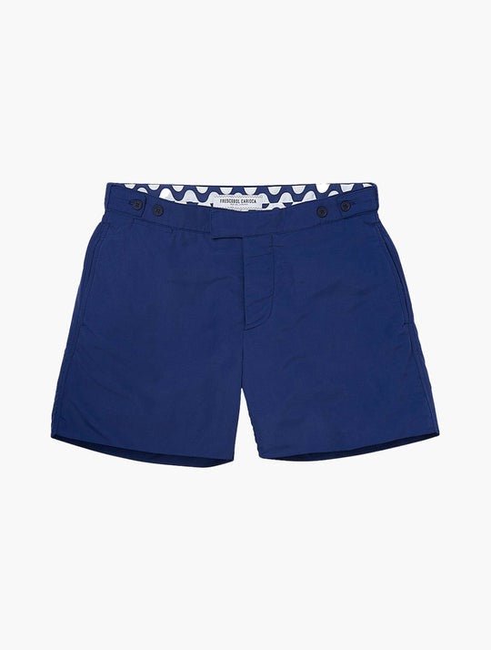 FRESCOBOL CARIOCA Tailored Swim Shorts NAVY - Henry BucksShorts38SS230065 - NAVY - M